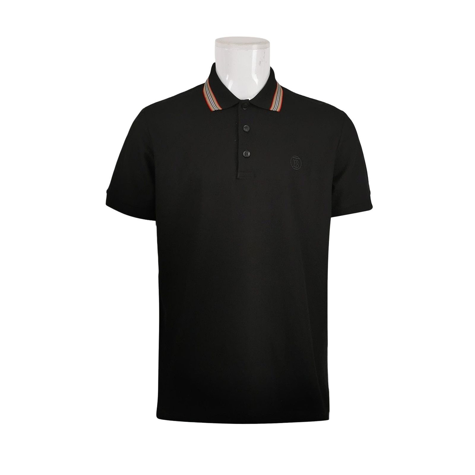 Burberry Burberry Contrast Striped Collar Polo Shirt Size L Size US L / EU 52-54 / 3 - 1 Thumbnail