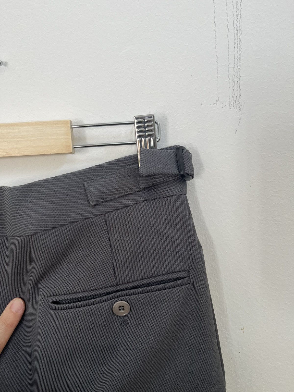 Lemaire Lemaire Grey Trousers Size US 30 / EU 46 - 12 Thumbnail