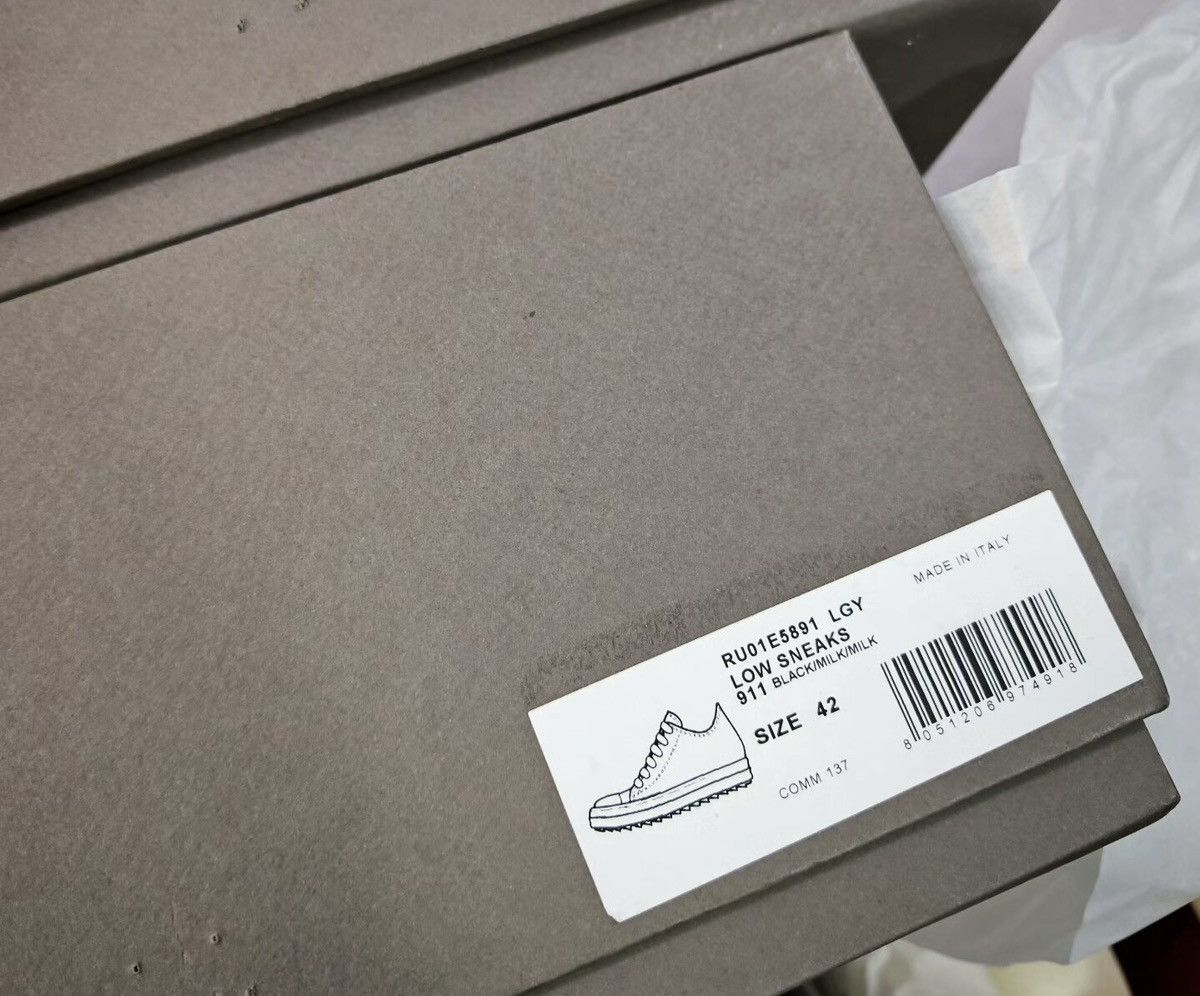 Rick Owens Rick Owens Mainline black "Geobasket" sneakers Size US 7 / EU 40 - 4 Thumbnail