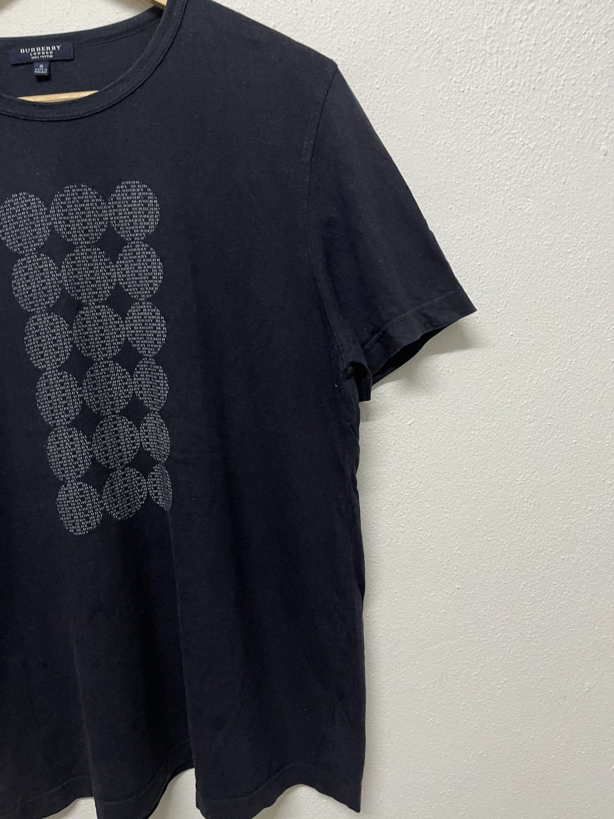 Burberry 90s BURBERRY LONDON POLKA MONOGRAM TSHIRT Size US S / EU 44-46 / 1 - 3 Thumbnail