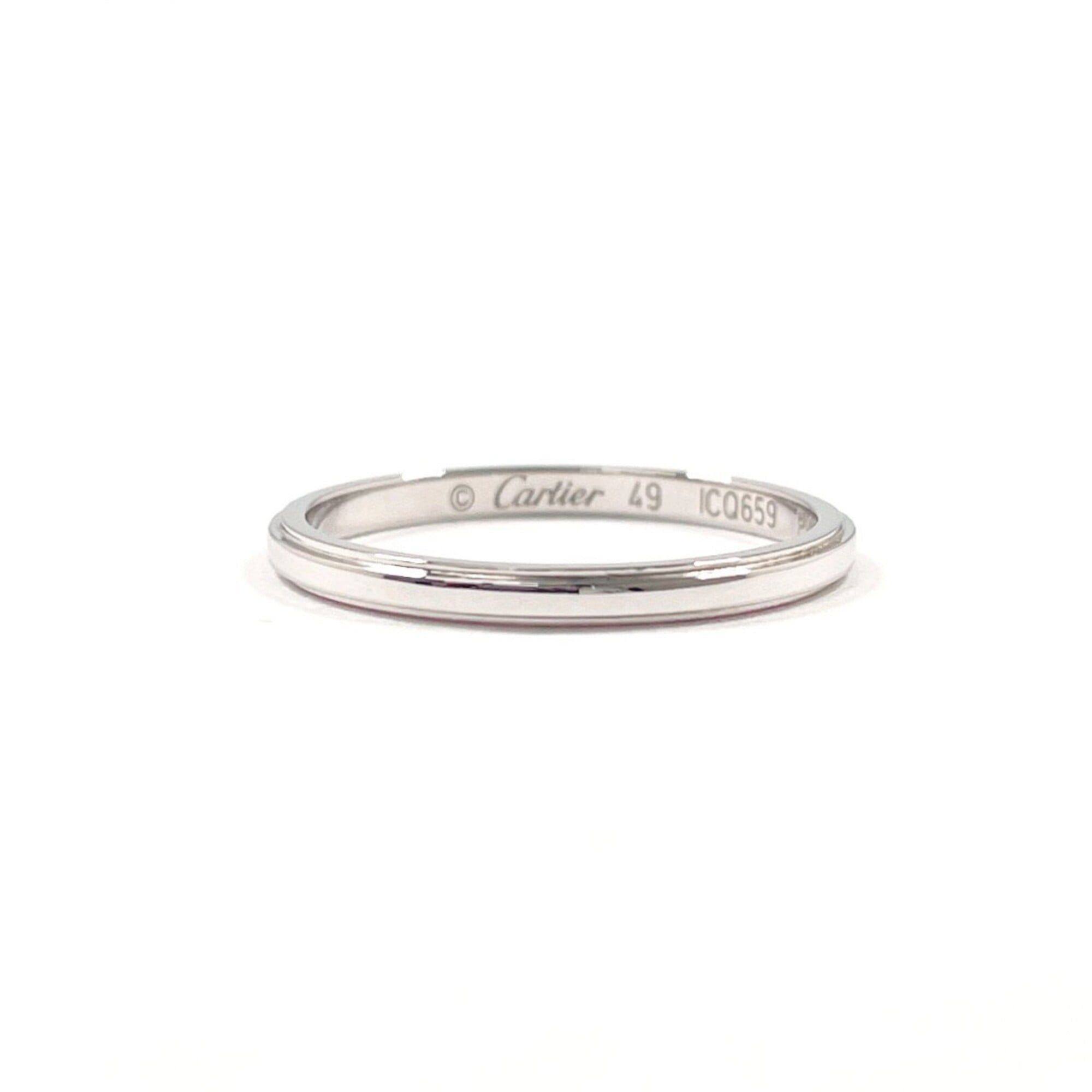 Cartier Cartier Damour Wedding Ring, Platinum 950, Size 8.5, Silver, Women's Size ONE SIZE - 1 Thumbnail