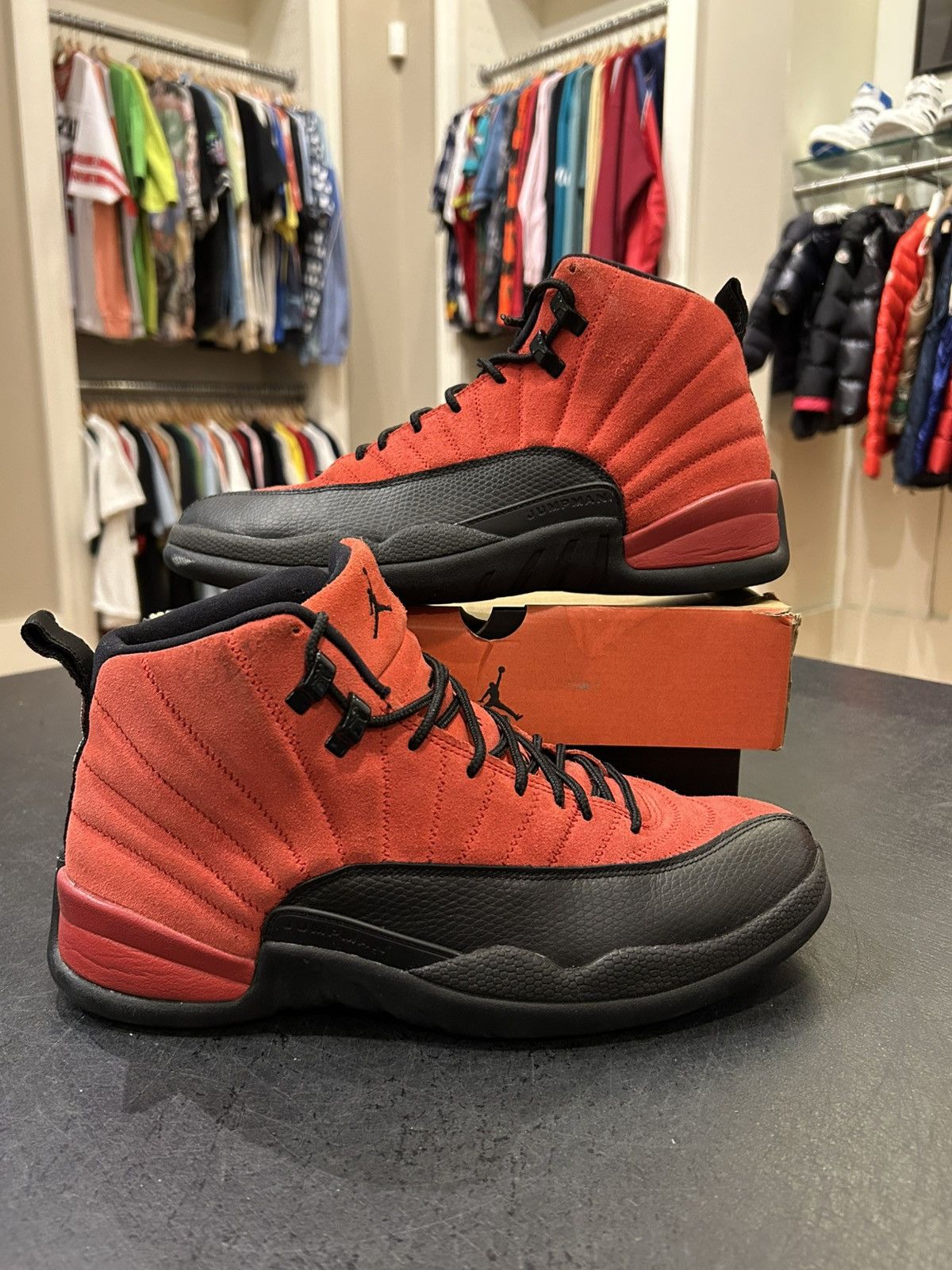 Jordan Brand Jordan 12 Retro ‘Reverse Flu Game’ Size US 11 / EU 44 - 1 Thumbnail