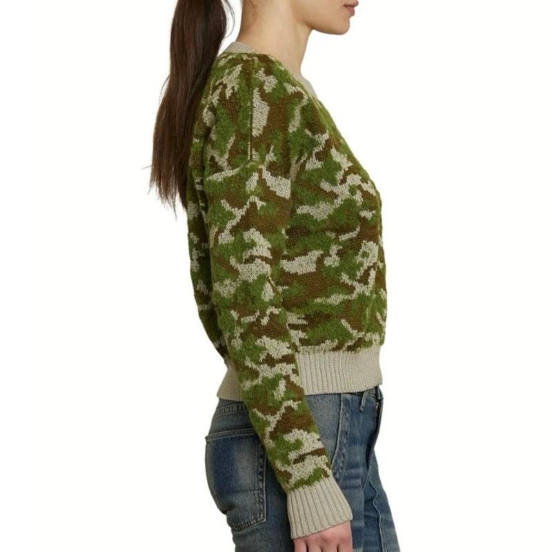 NSF NSF - BLAYNE SWEATER CAMO JACQUARD Cropped Medium Size M / US 6-8 / IT 42-44 - 11 Thumbnail