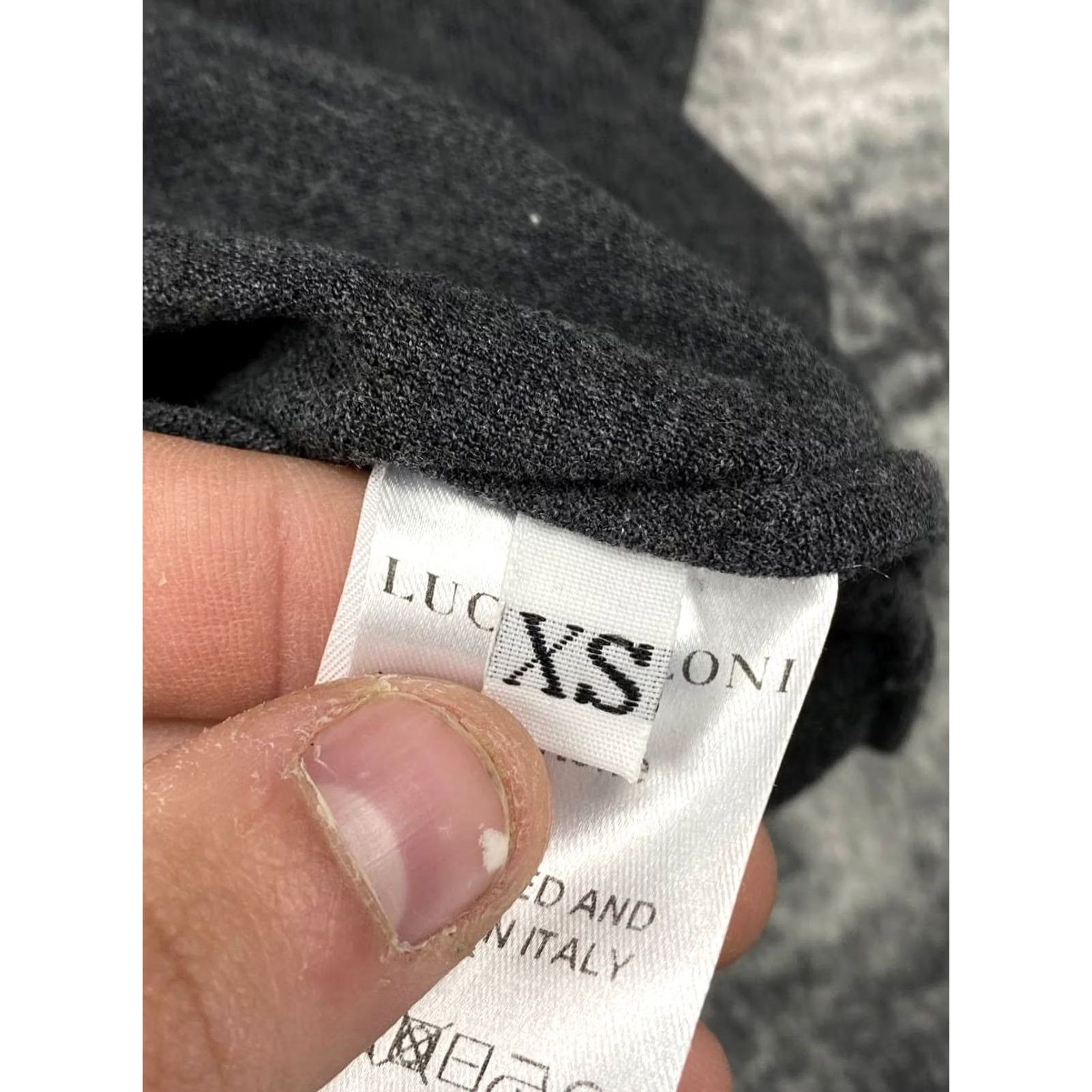 Vintage Luca Faloni Polo Shirt Men XS Gray Short Sleeve Button Collared Breathable Casual Regular Polo Shirt Mens XS Gray Size US XS / EU 42 / 0 - 7 Thumbnail