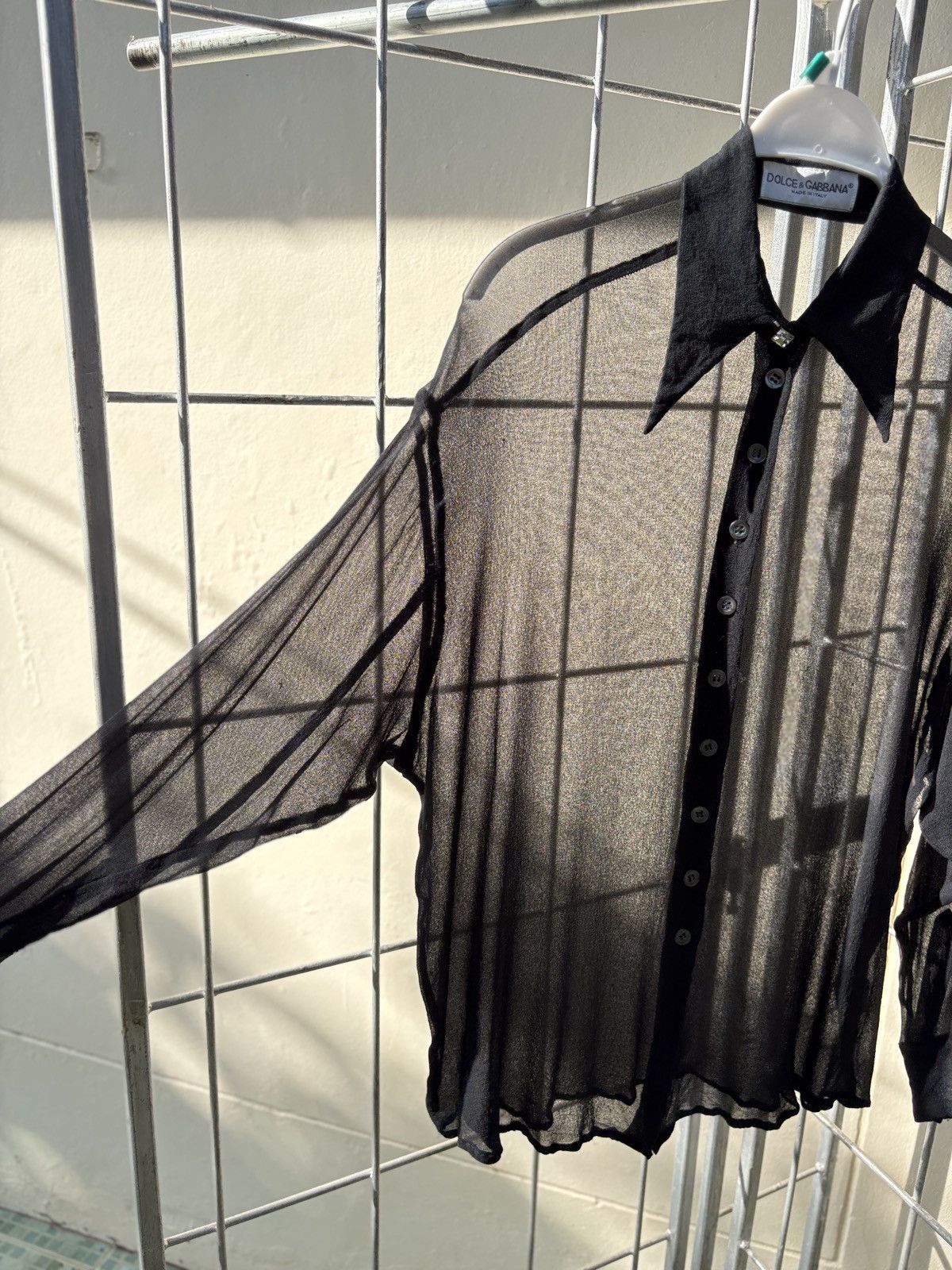 Dolce & Gabbana Dolce & Gabbana chiffon black shirt Size M / US 6-8 / IT 42-44 - 5 Thumbnail