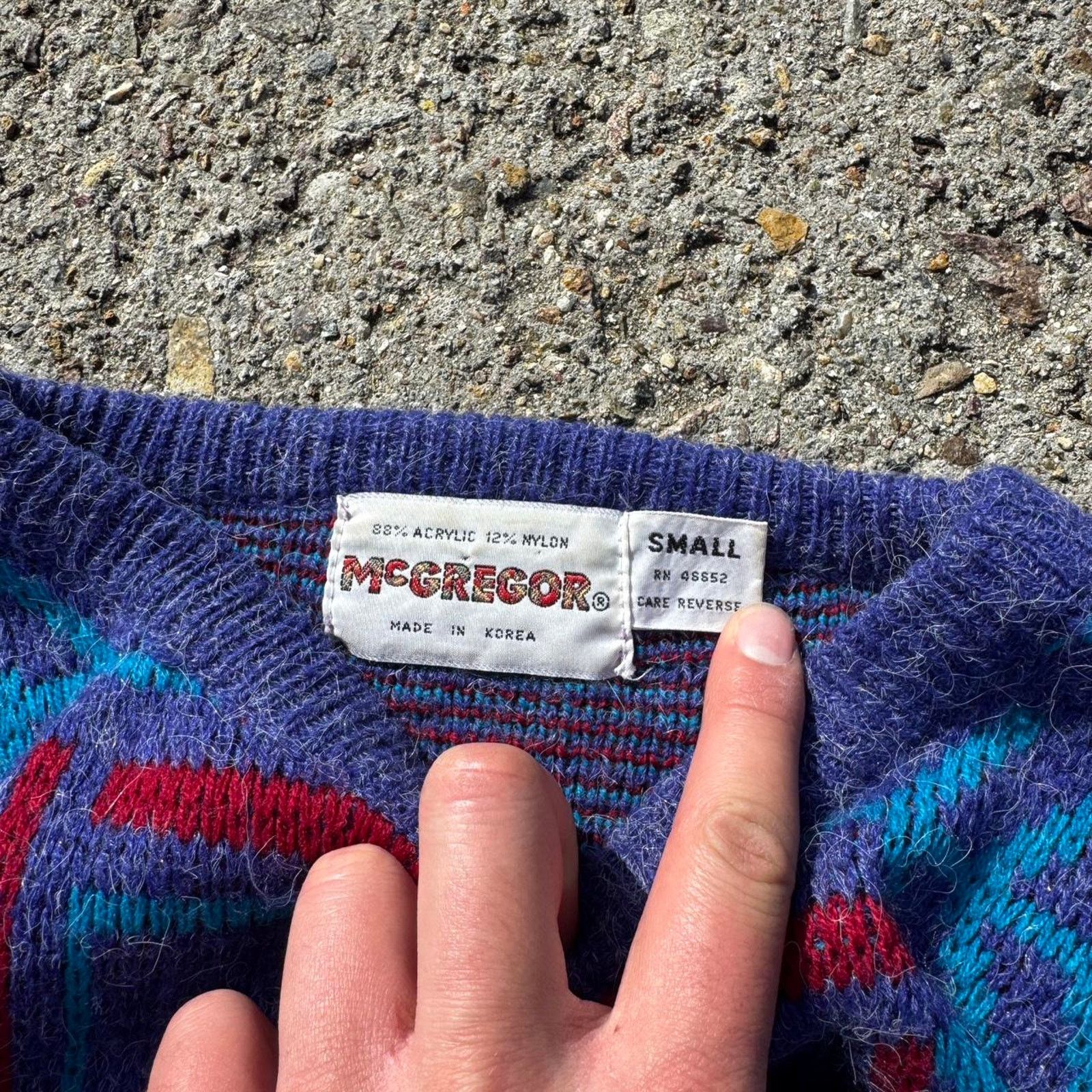 McGregor Vintage McGregor Retro Sweater – Size Small Size US S / EU 44-46 / 1 - 4 Thumbnail