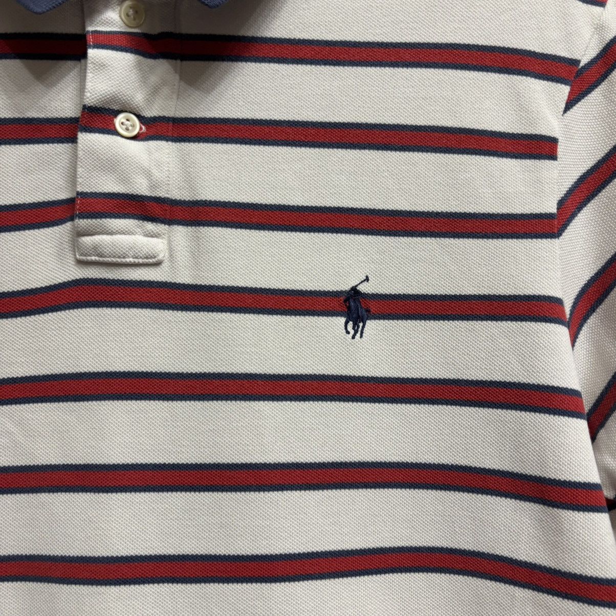 Vintage Vintage 90’s PRL Stripe Polo T-Shirt Punk ERD Grunge RRL Size US L / EU 52-54 / 3 - 2 Thumbnail