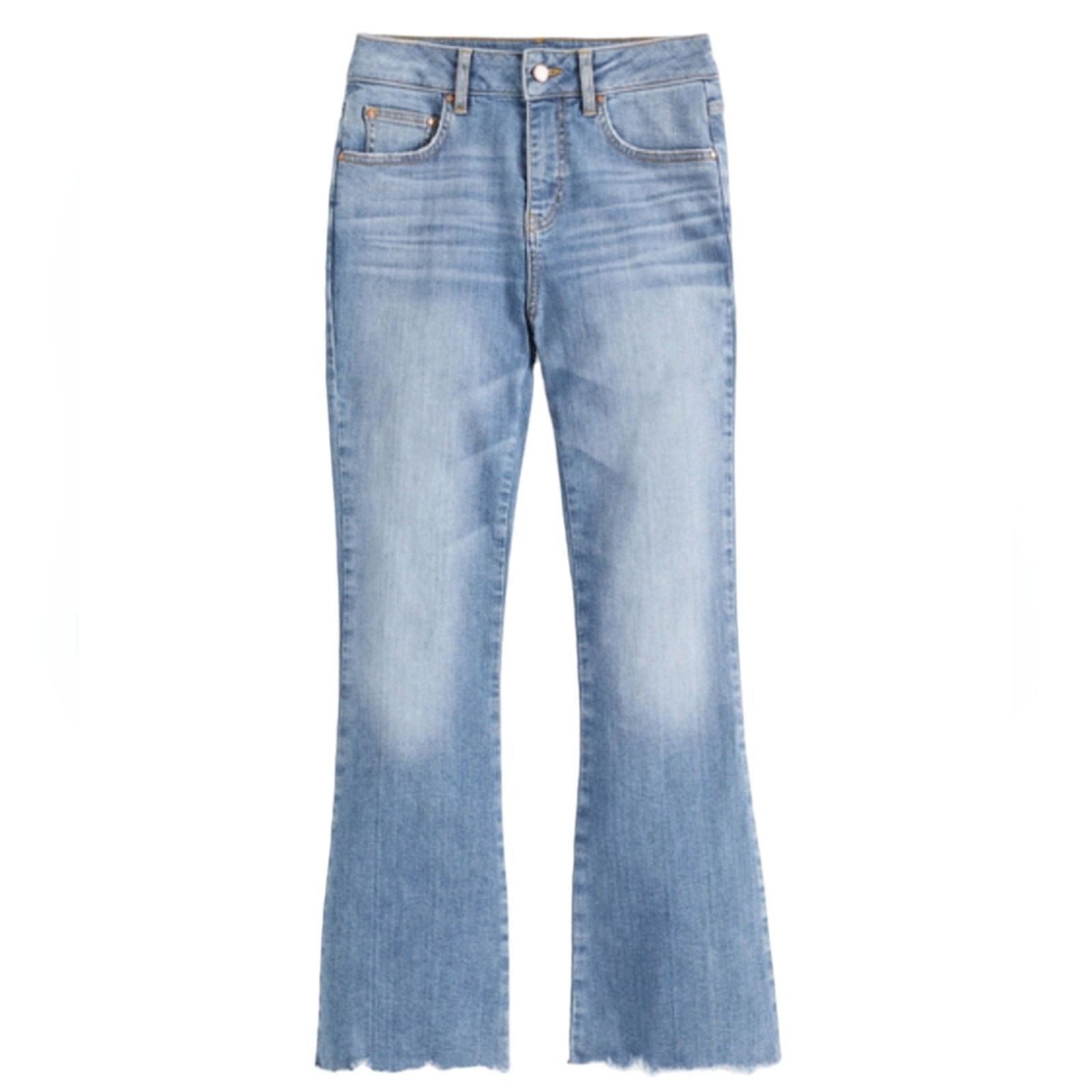 Boden Boden Fitted Cropped Flare Jeans 8 Size 30" / US 8 / IT 44 - 1 Thumbnail