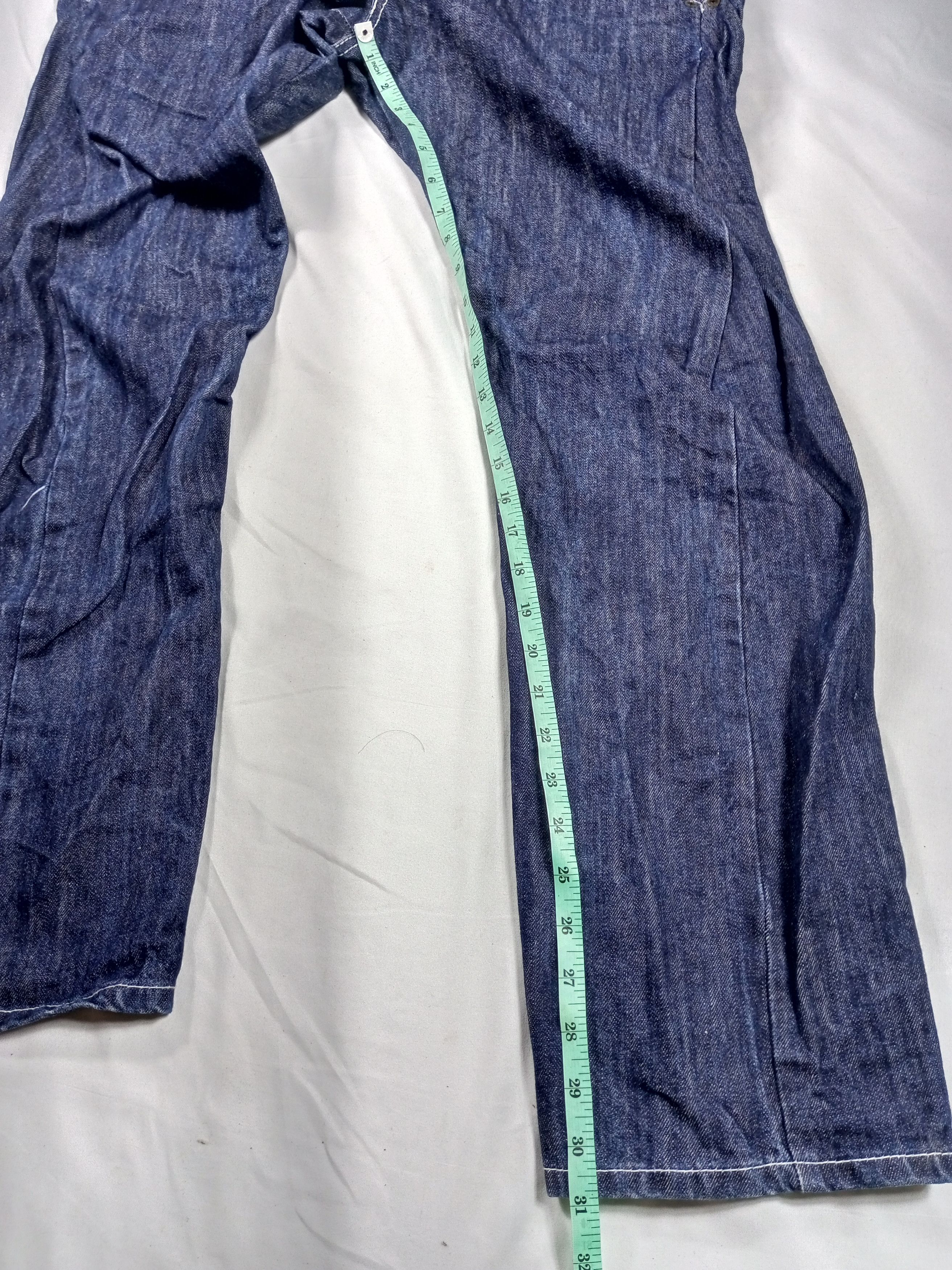 Japanese Brand BreathMINT Double Waist Japan Raw Denim Y2K Size US 32 / EU 48 - 12 Thumbnail