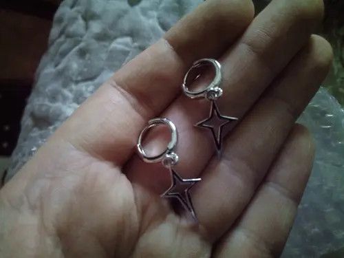 Vintage Star Earrings 🔥🔥🔥 Size ONE SIZE - 3 Thumbnail