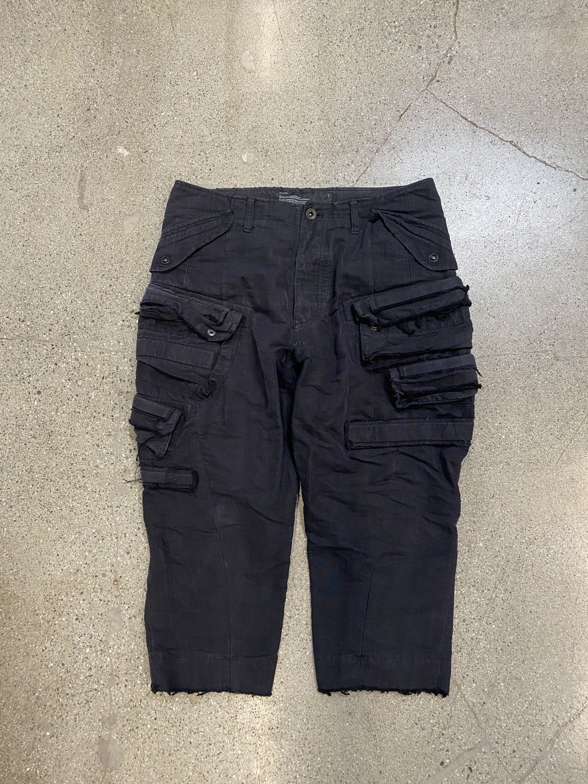 Julius Julius FW12/13 Resonance Cropped Gas Mask Cargo Pants | Grailed 