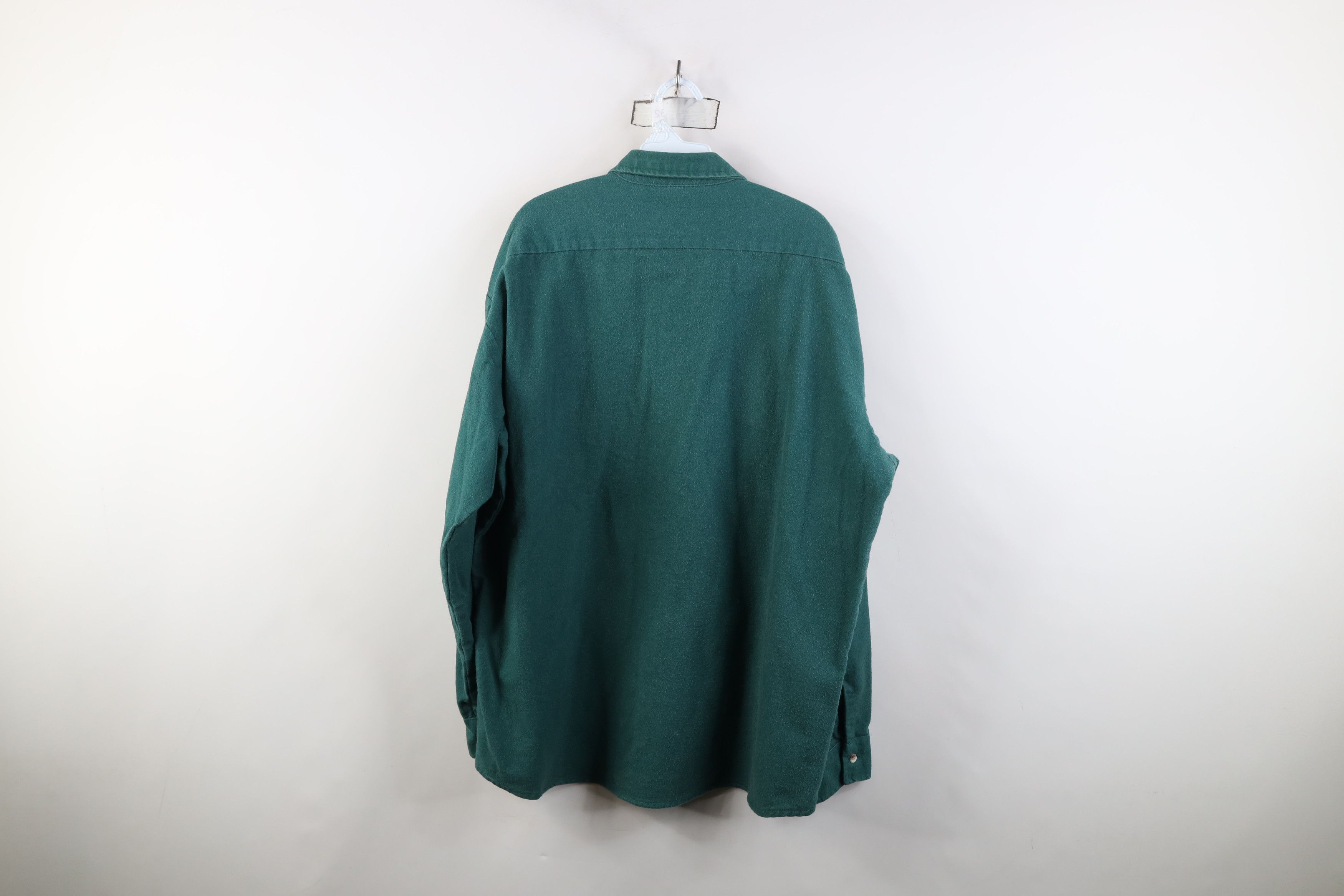 Vintage Vintage 90s Streetwear Heavyweight Chamois Button Shirt Size US XXL / EU 58 / 5 - 9 Thumbnail