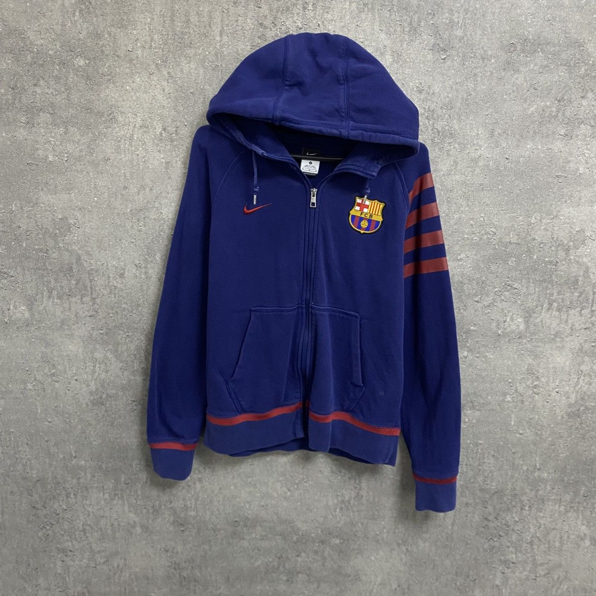 Nike Vintage Nike Barcelona Zip Hoodie Size US M / EU 48-50 / 2 - 1 Thumbnail