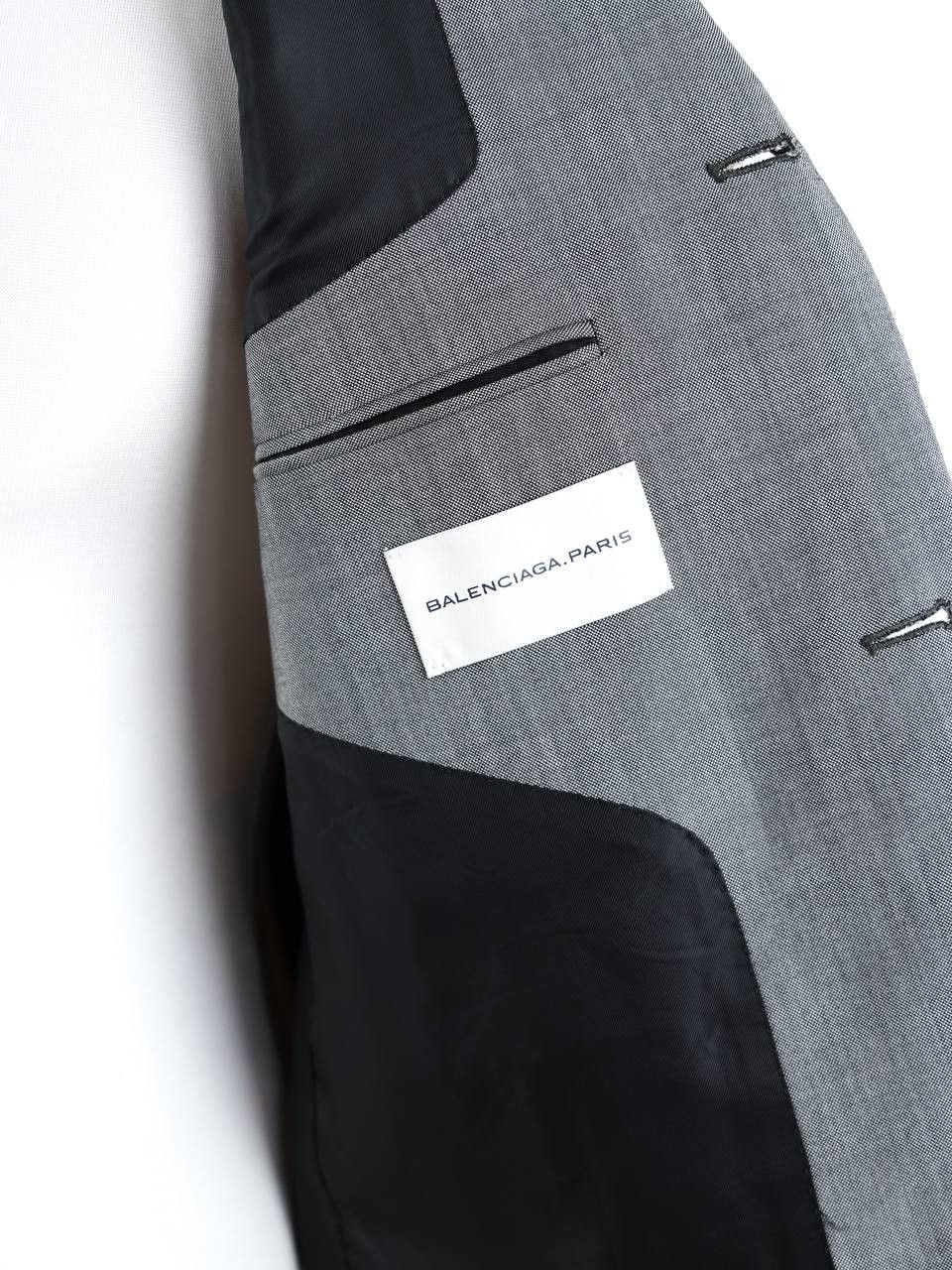Balenciaga BALENCIAGA. PARIS Two-piece suit wool mohair Size 50R - 2 Thumbnail