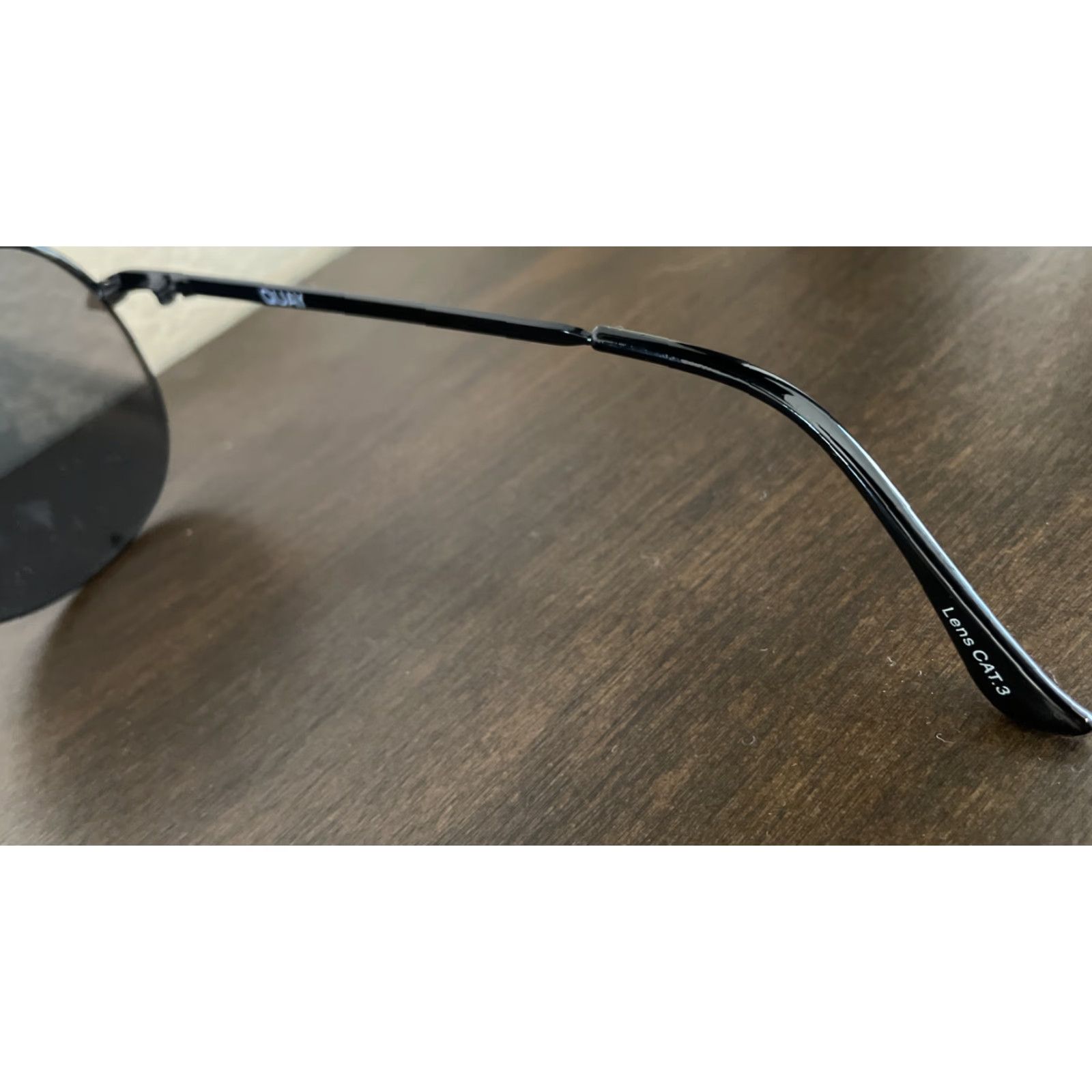 Vintage Quay Australia High Key Aviator Sunglasses Women Black Smoke Polarized UV400 W Clear Case Size ONE SIZE - 5 Thumbnail