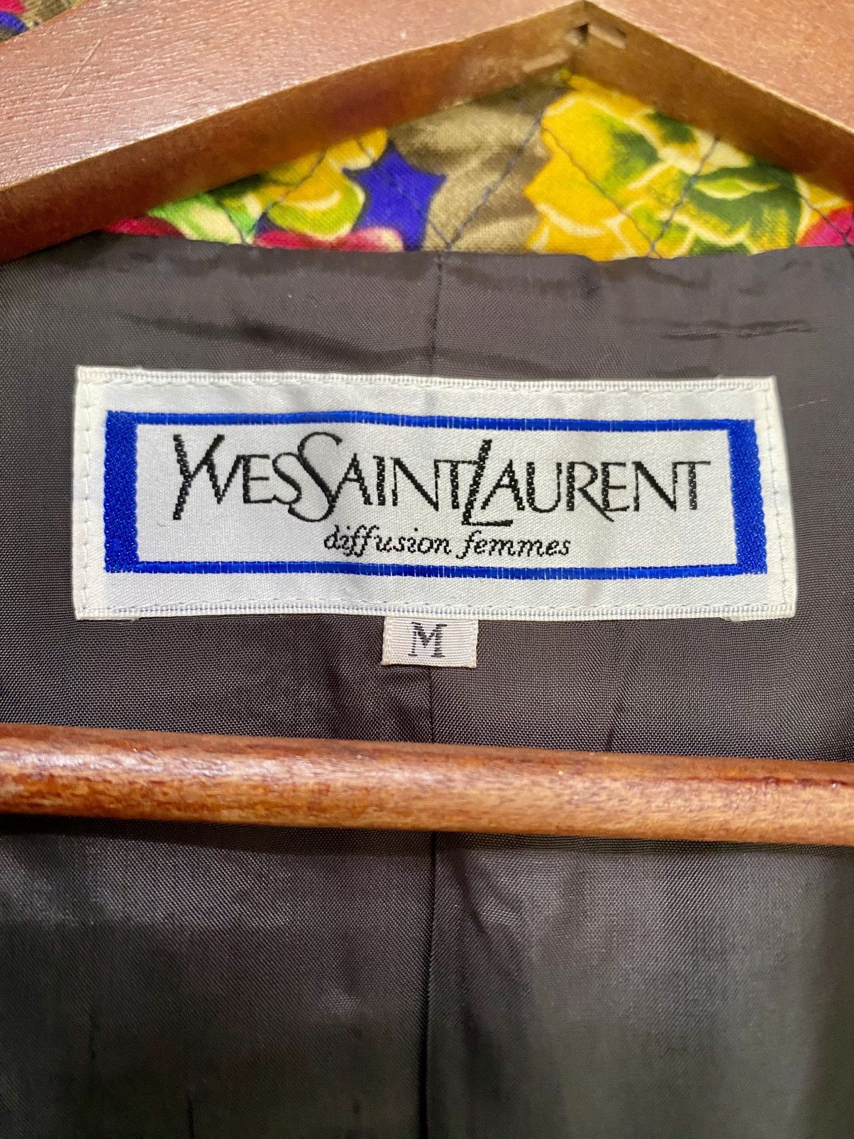Yves Saint Laurent Yves Saint Laurent Diffusion Femmes Long Jacket Size M / US 6-8 / IT 42-44 - 10 Thumbnail