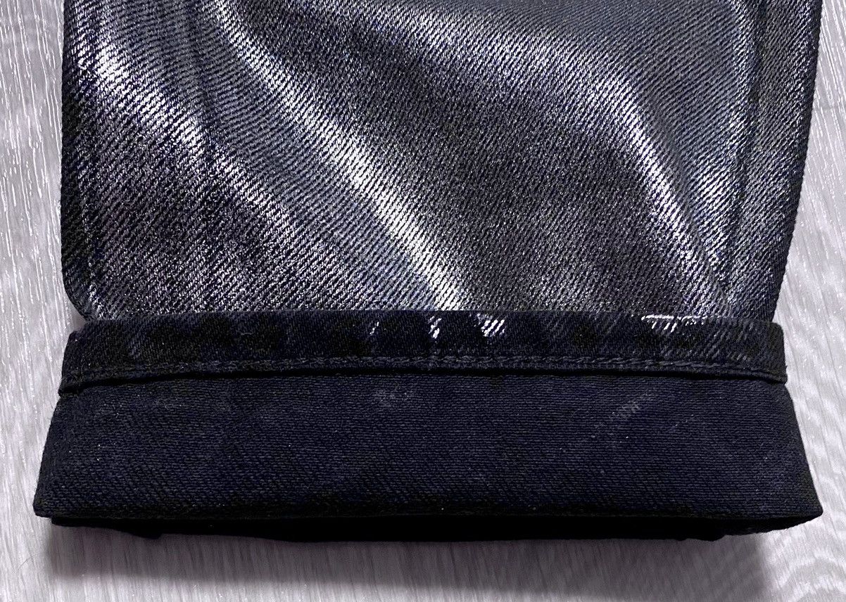 Cheap Monday Margiela Style Silver Painted Archival Jeans Denim Artisanal Size 28" / US 6 / IT 42 - 24 Thumbnail