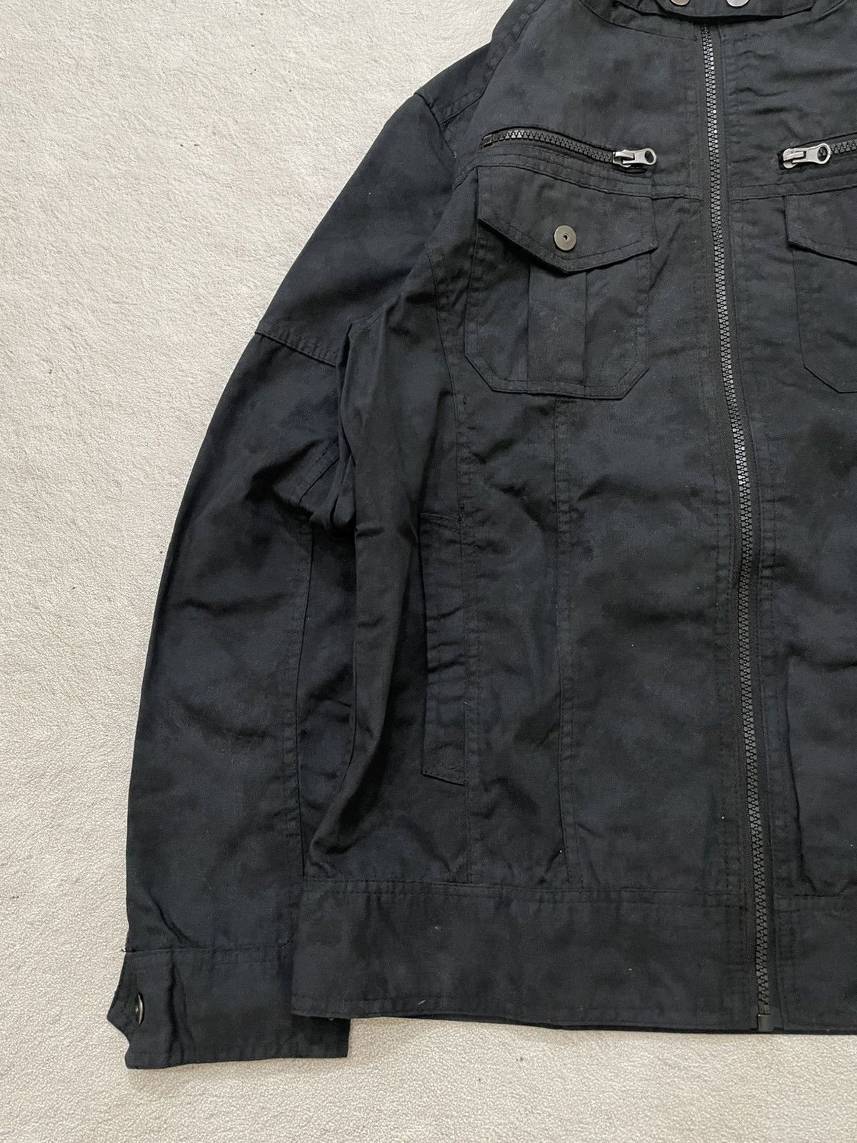 Japanese Brand 2000s Japan Camo Light Jacket Multi Zip 14th Vkei Y2K if6was Size US M / EU 48-50 / 2 - 3 Thumbnail