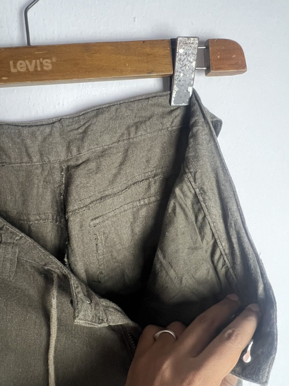 Unsound Rags Dream Time Santuary Drift Linen Casually Bootcut Size 30" / US 8 / IT 44 - 12 Thumbnail