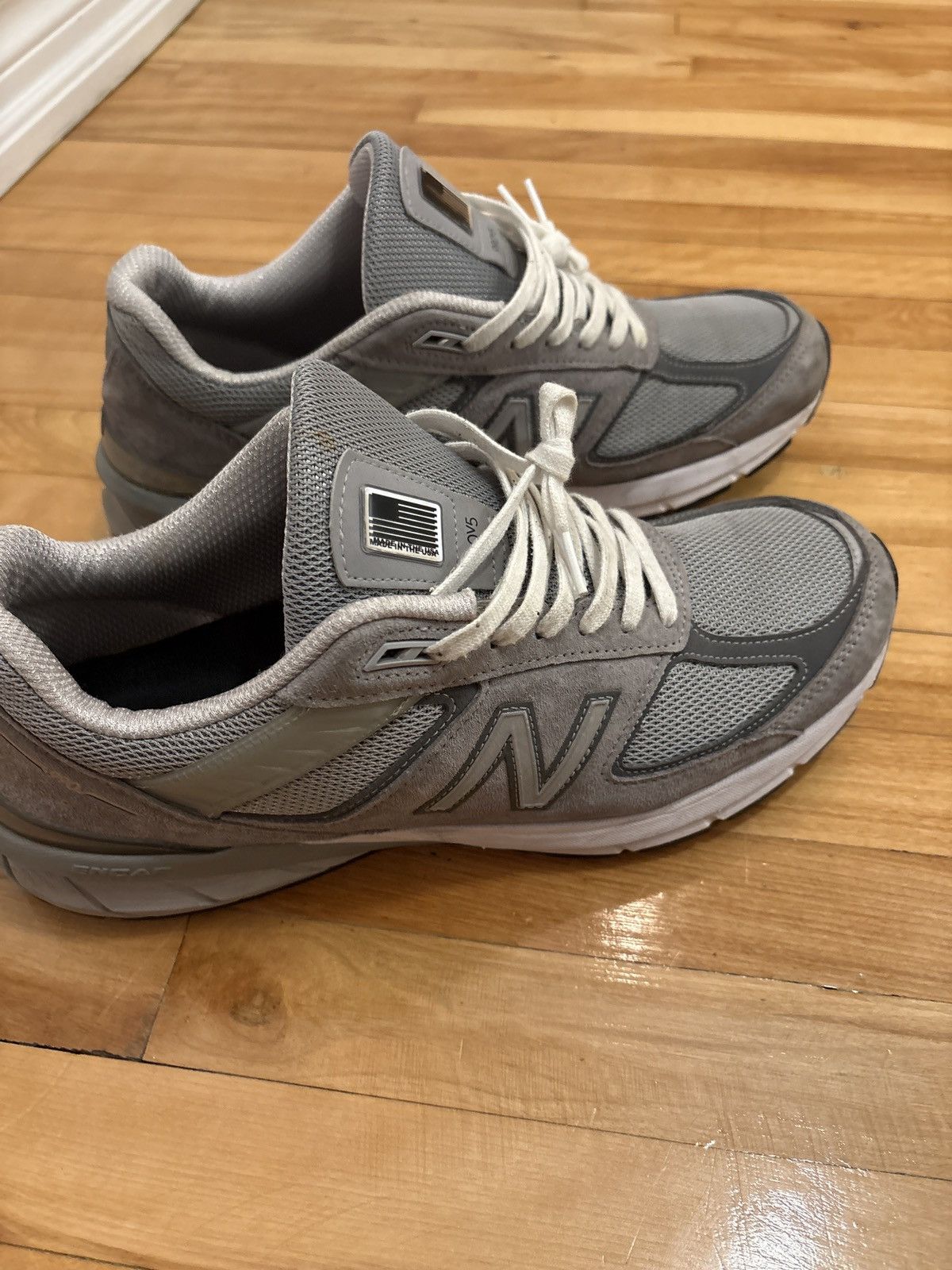New Balance New Balance 990v5 Grey Size US 12 / EU 45 - 4 Thumbnail