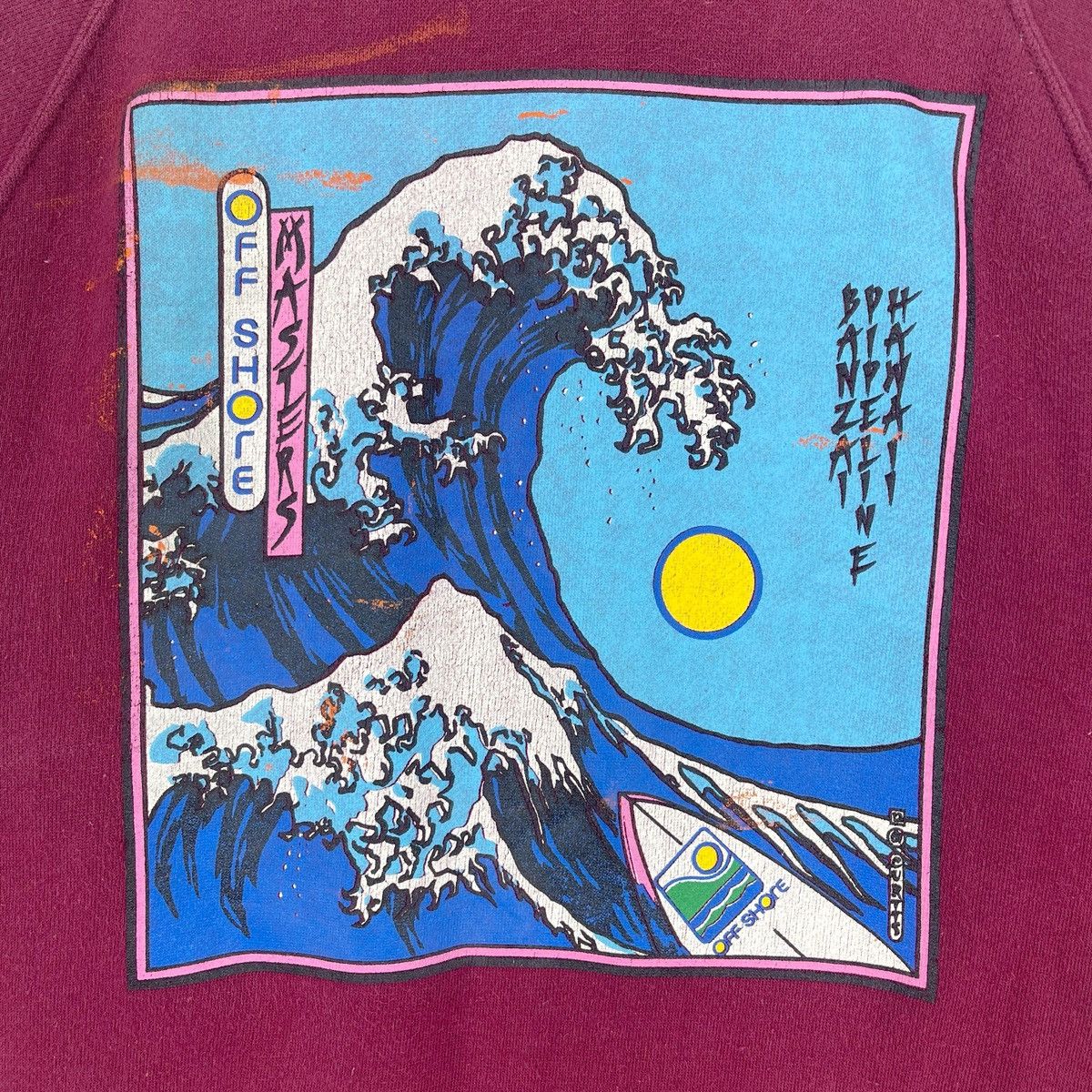 Vintage 80’s Offshore Banzai Pipeline Hawaii Sweatshirt Size US M / EU 48-50 / 2 - 7 Thumbnail