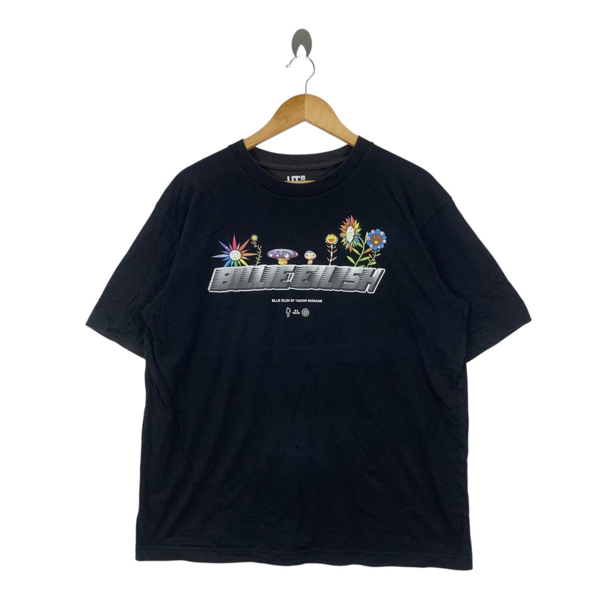 Uniqlo TAKASHI MURAKAMI x UNIQLO x BILLIE EILISH Baggy Tee Shirt Size L / US 10 / IT 46 - 4 Thumbnail