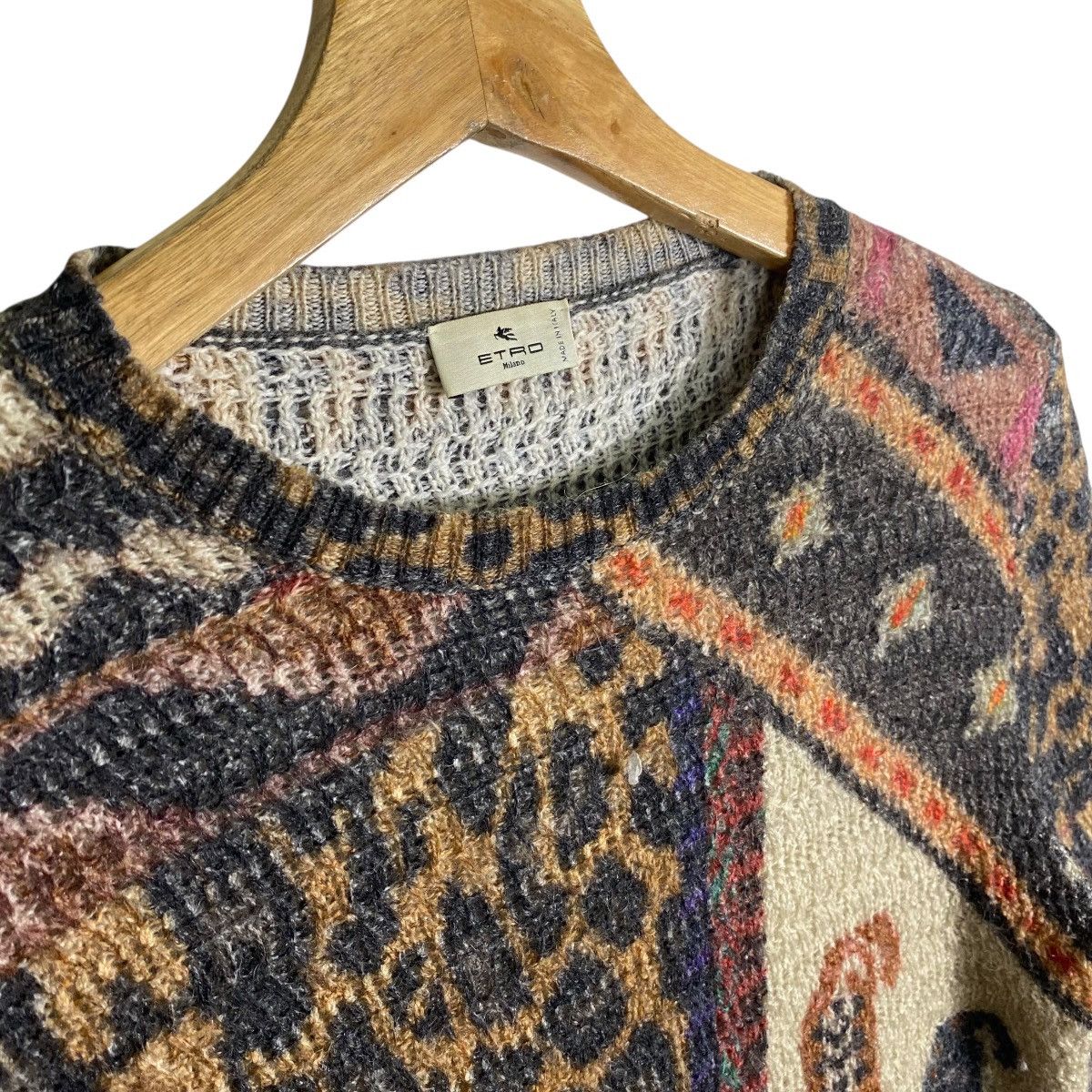 Etro Etro Multicolor Geometric and Animal Print Sweater Knit Size M / US 6-8 / IT 42-44 - 9 Thumbnail