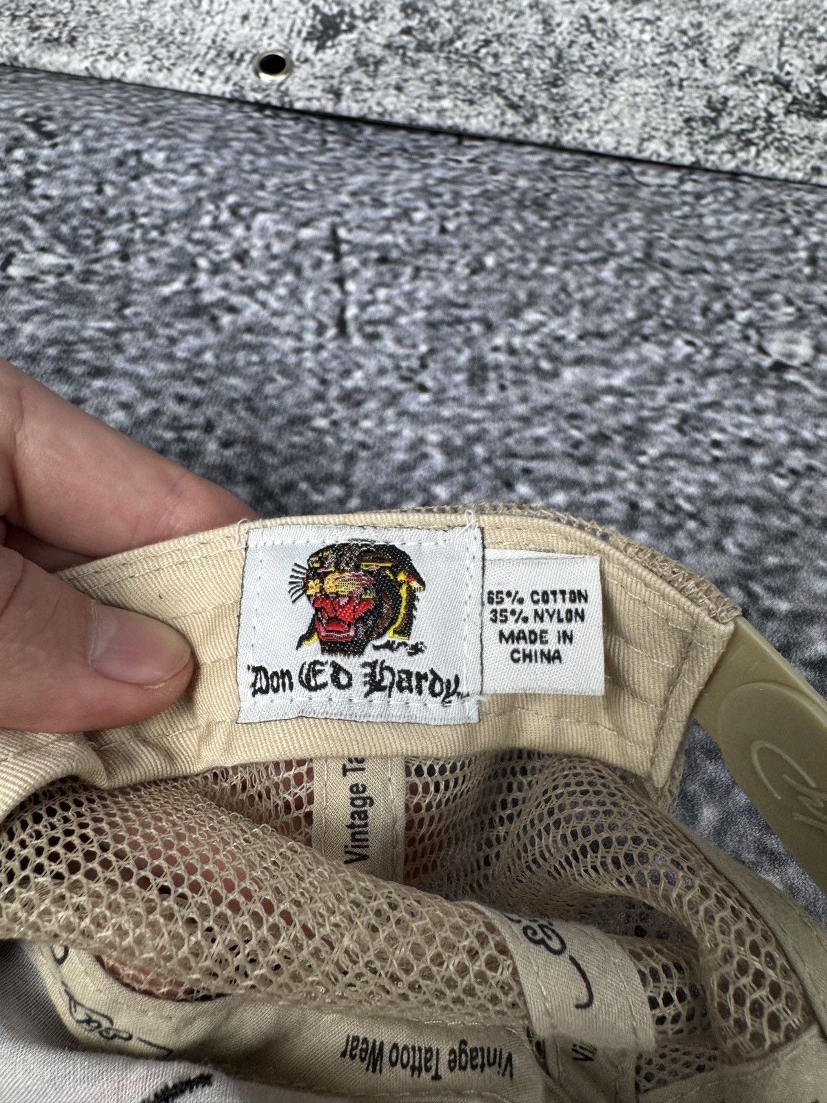 Ed Hardy Ed Hardy by Christian Audigier Baseball Cap Y2K Tattoo Rare Size ONE SIZE - 8 Thumbnail