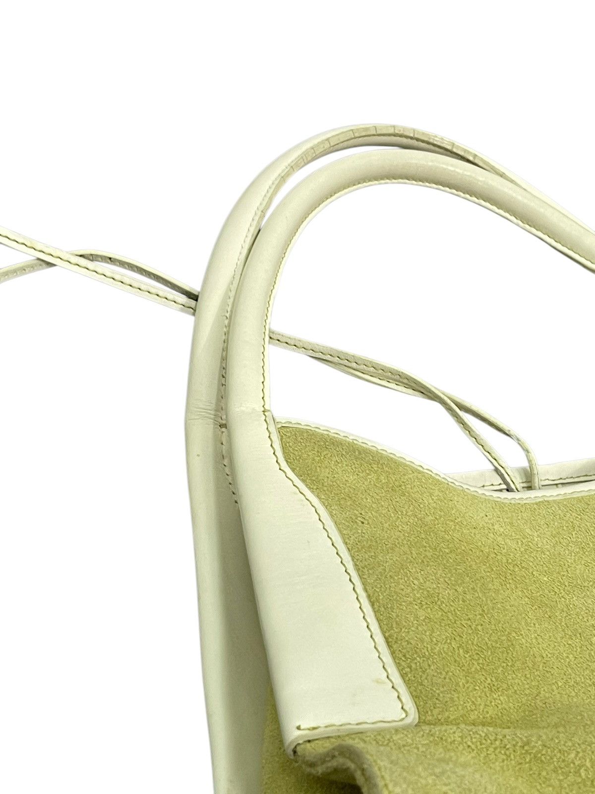 Leather Suede Leather Natural Beauty Basic Crescent Hand Bag 1🟩3 Size ONE SIZE - 20 Thumbnail