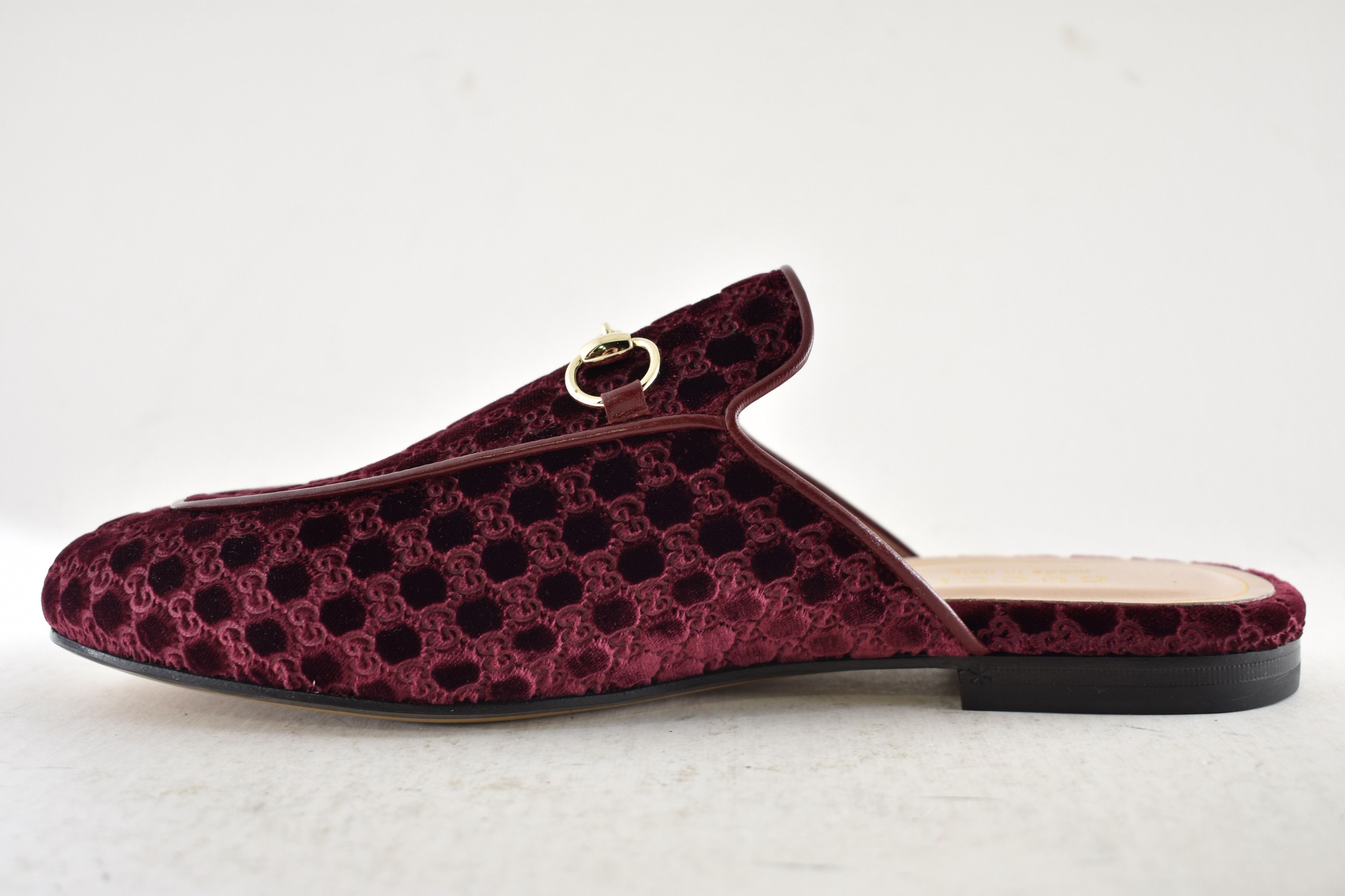 Gucci Gucci Princetown Velvet GG Logo Slide Loafer Mule Flat 37 Size US 7 / IT 37 - 15 Thumbnail