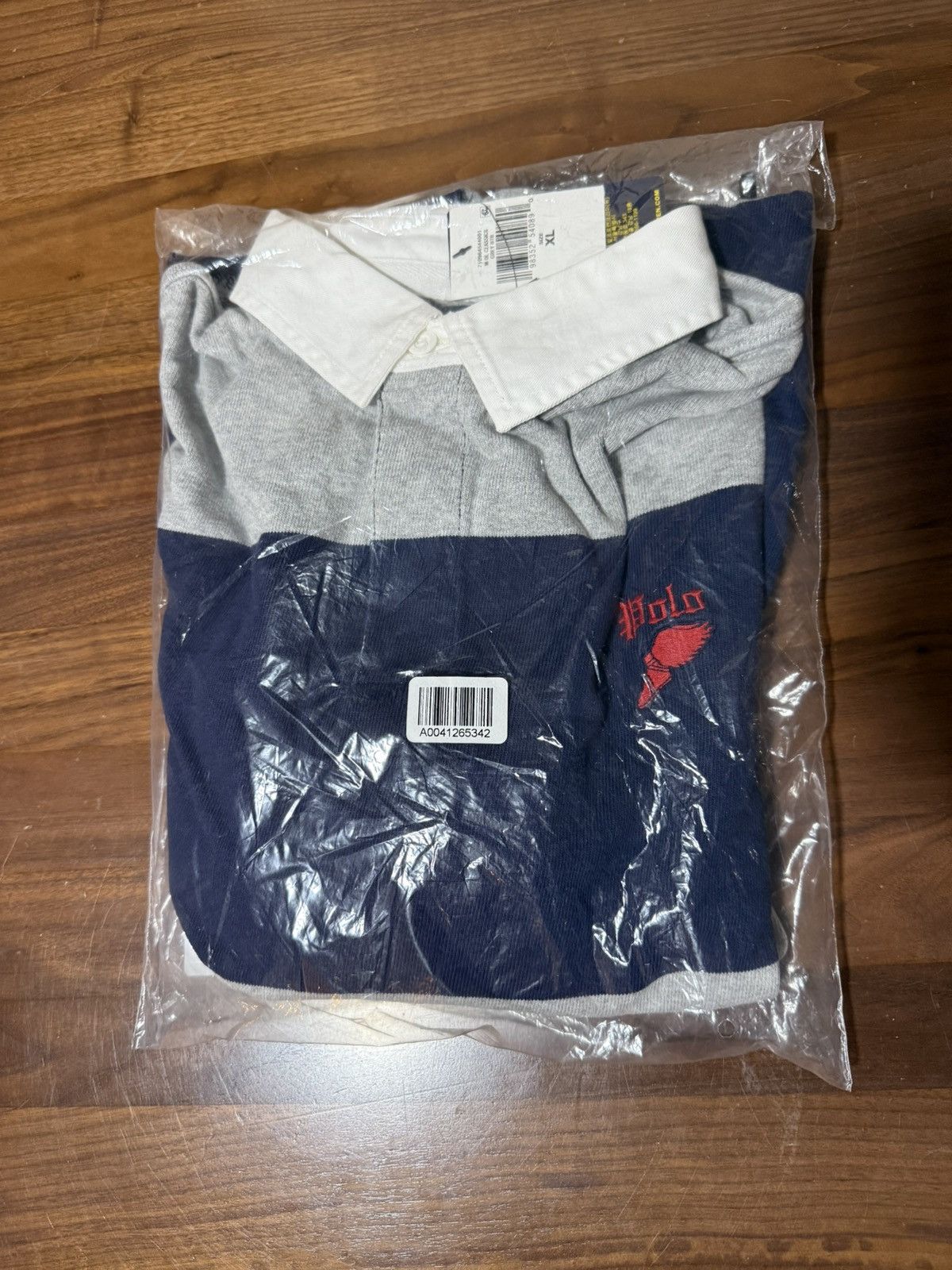 Polo Ralph Lauren Polo Ralph Lauren Classic Fit Striped Jersey Rugby Shirt XL Size US XL / EU 56 / 4 - 7 Thumbnail