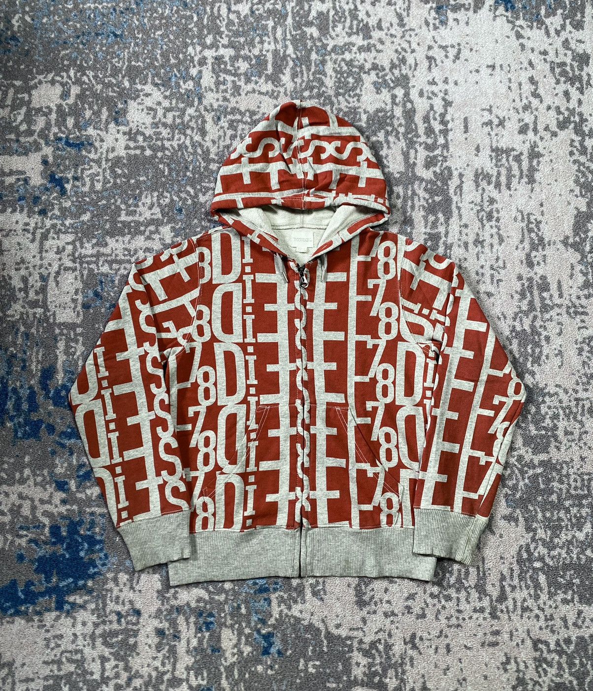 Diesel Y2K Diesel Zip Hoodie Size L / US 10 / IT 46 - 1 Thumbnail