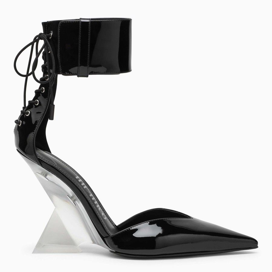 The Attico o1d2blof1024 Morgan Pump With Ankle Strap in Black Size US 9 / IT 39 - 1 Thumbnail