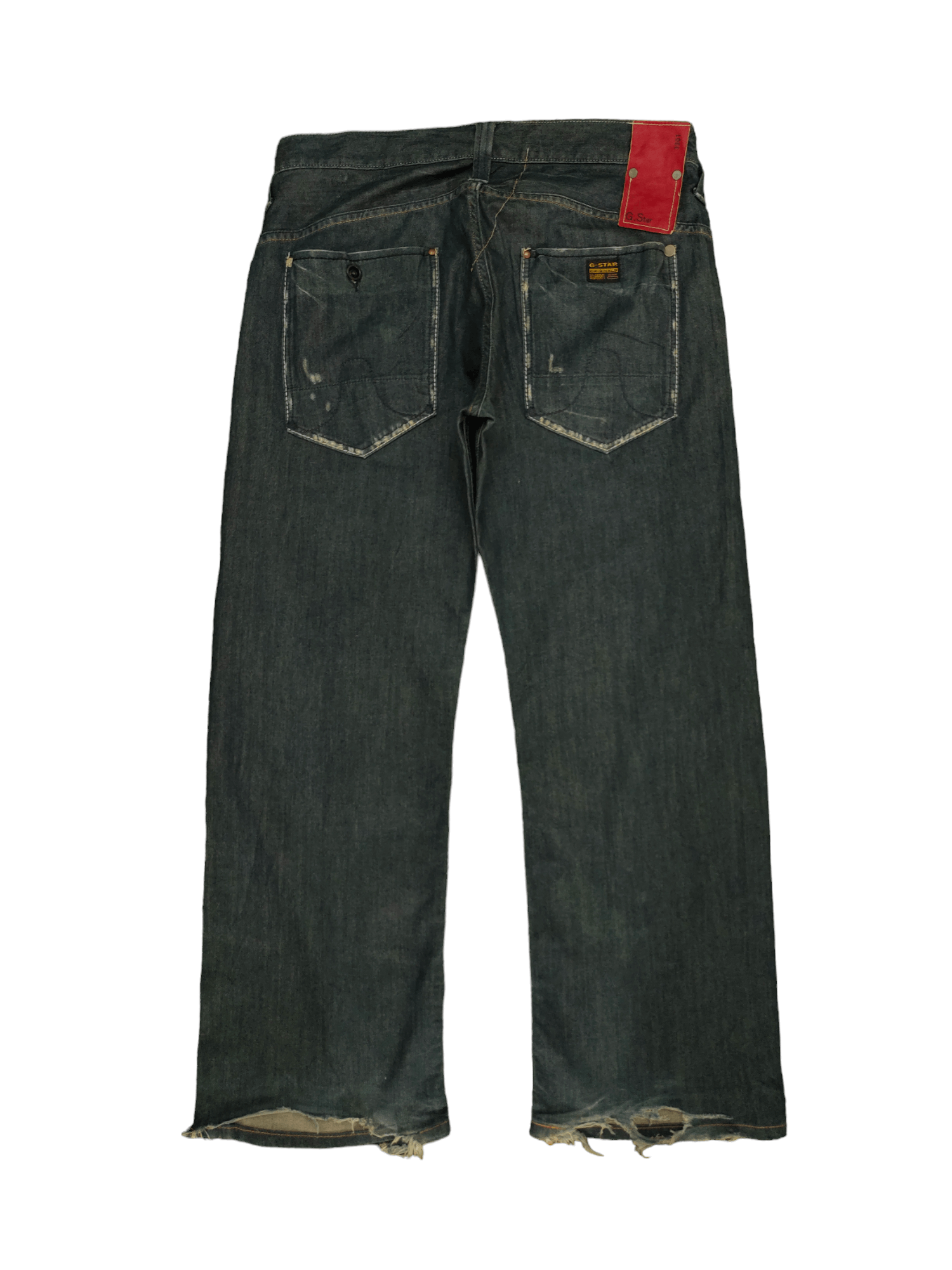 G-Star Loose Jeans G-Star Raw Distress Denim Wide Leg Y2k Size US 33 - 10 Thumbnail