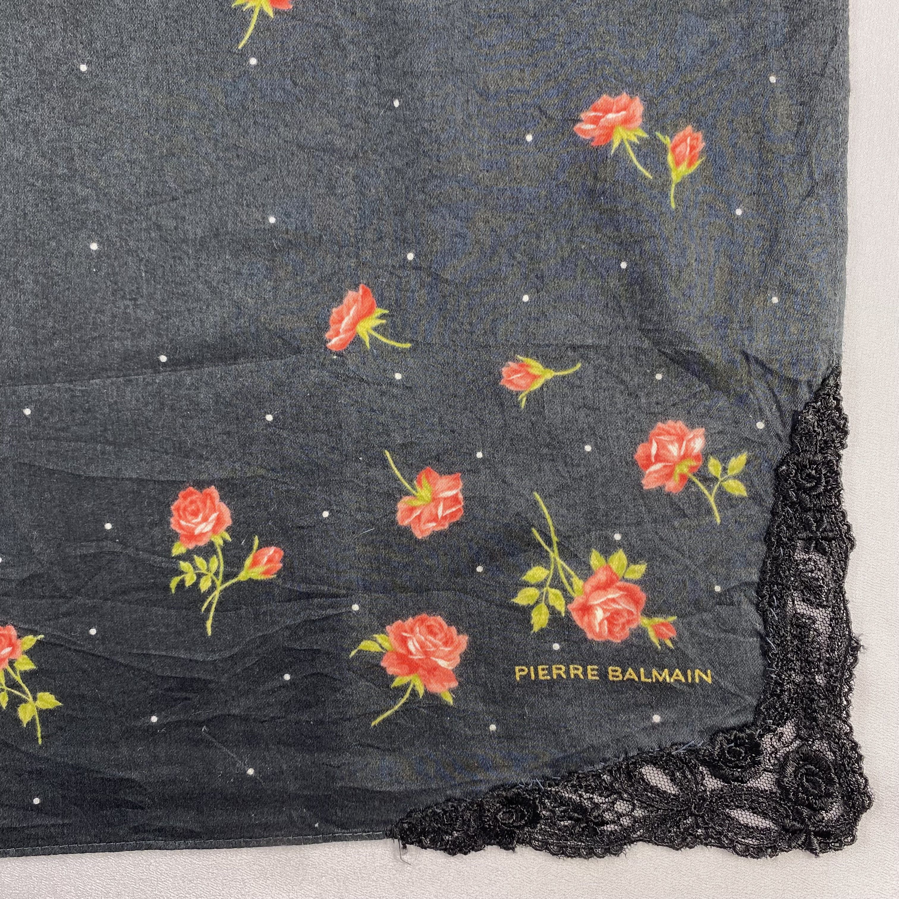 Pierre Balmain × Vintage Pierre Balmain Bandana/ Handkerchief / Neckerchief-P1123 Size ONE SIZE - 3 Thumbnail