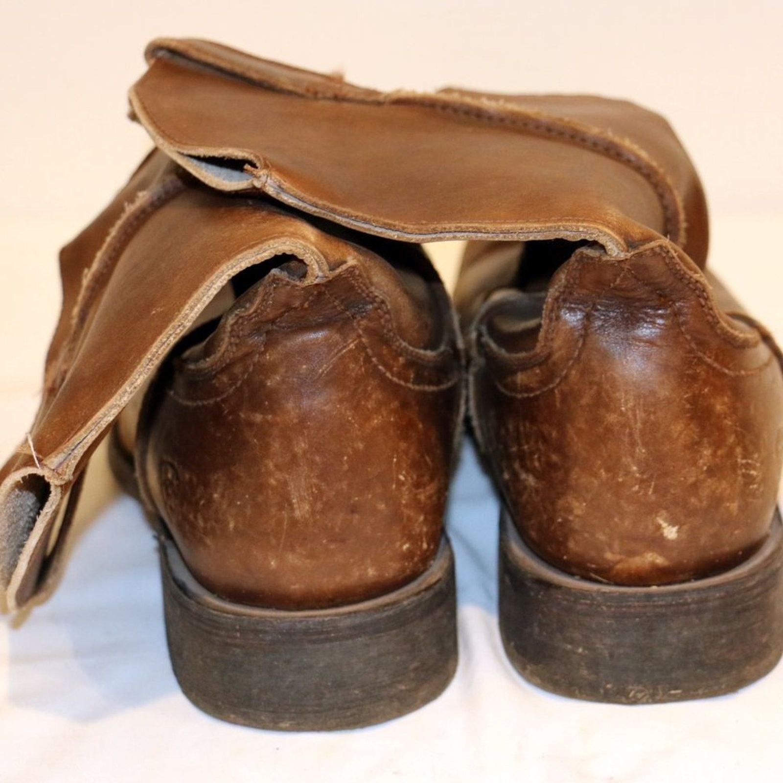Ariat Ariat Men's Brown Rambler Leather Boots Size 13 # 10027227 Size US 13 / EU 46 - 3 Thumbnail