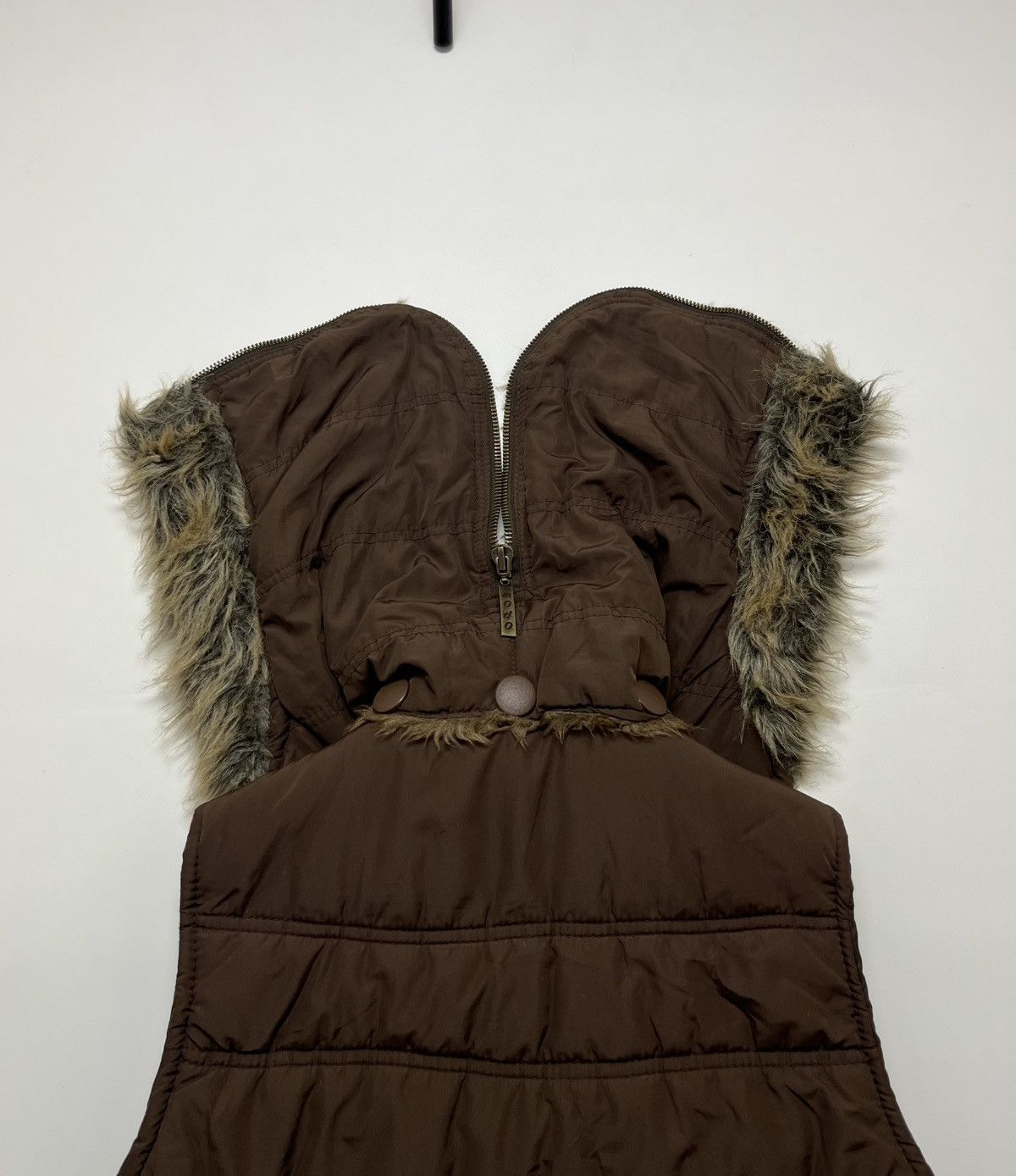 Hysteric Glamour × Undercover Military LGB If Six Was Nine Style Faux Fur Zip Vest Jacket Size US S / EU 44-46 / 1 - 13 Thumbnail