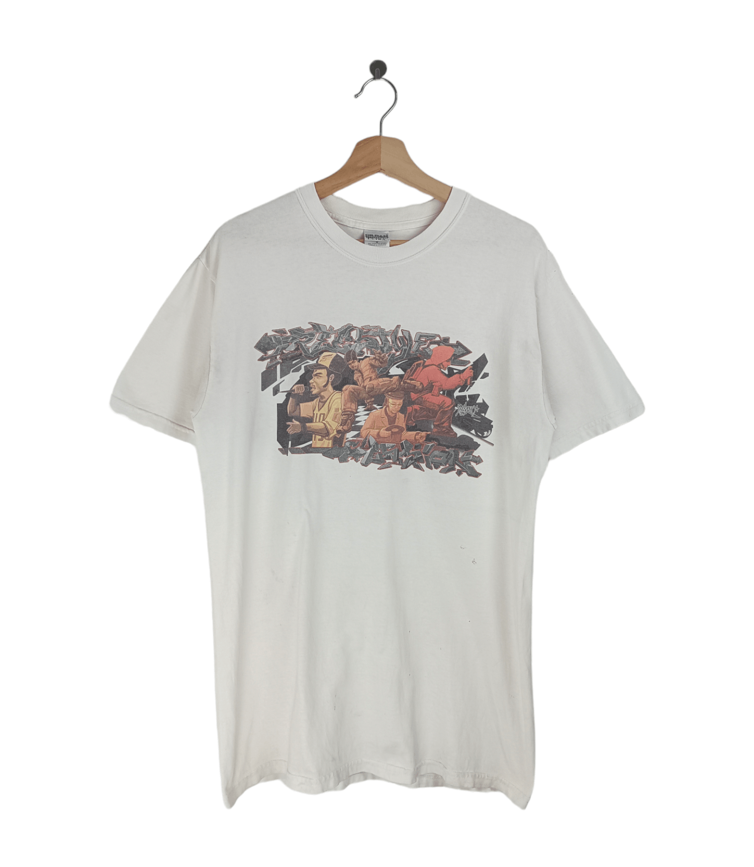 Rap Tees VINTAGE Y2K FREESTYLE GRAFFITI HIP HOP TEE VERY RARE ART Size US M / EU 48-50 / 2 - 1 Thumbnail