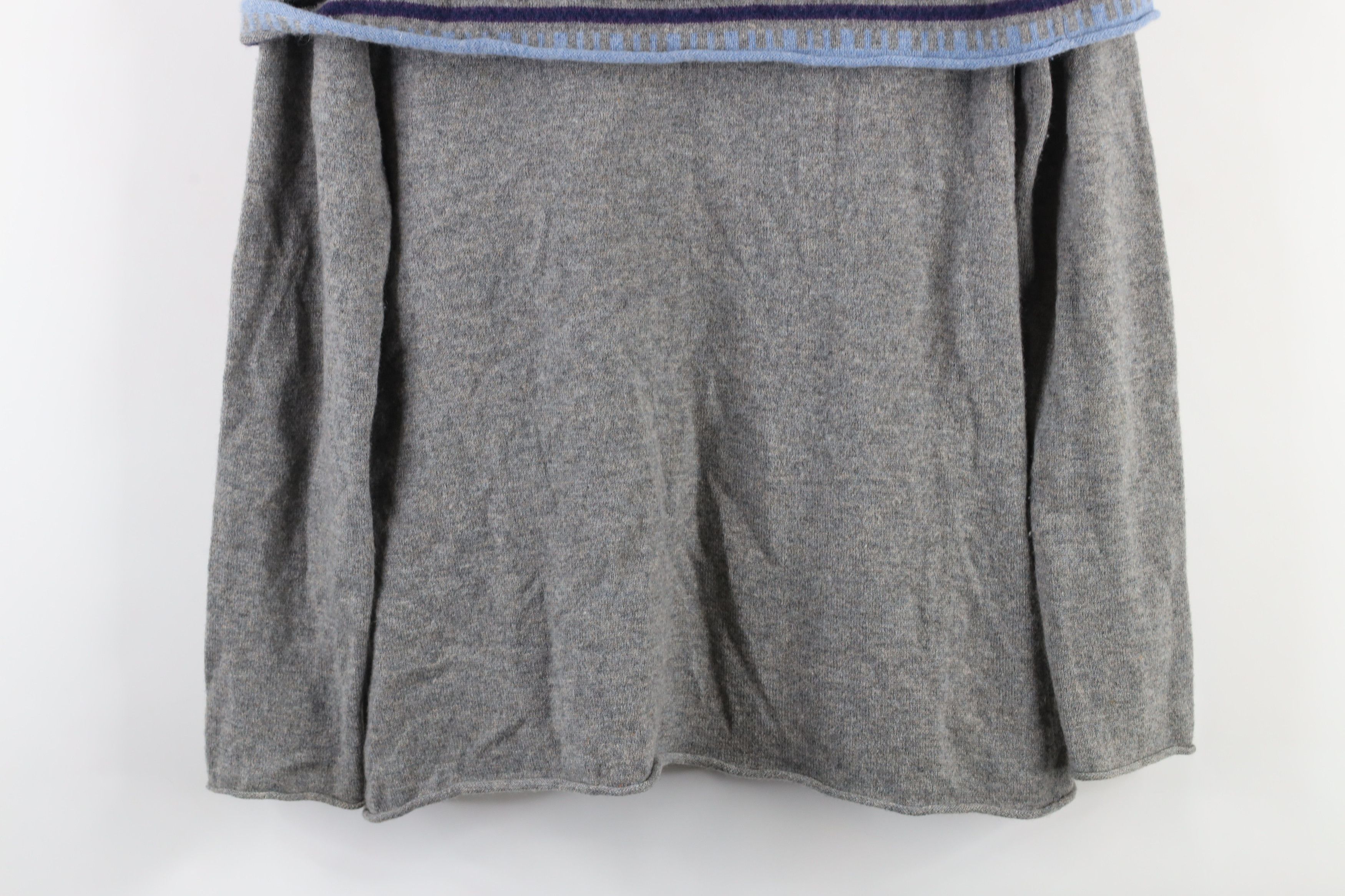 Vintage Vintage 90s Streetwear Cashmere Knit Funnel Neck Sweater Size M / US 6-8 / IT 42-44 - 9 Thumbnail