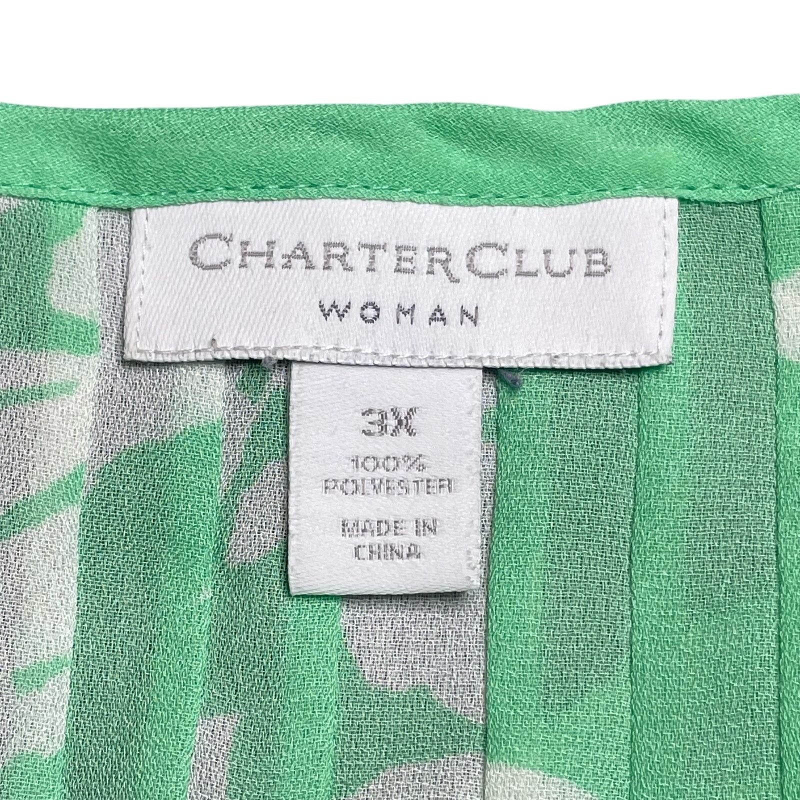 Other Charter Club Long Sleeve Blouse Size 3XL / US 20-22 - 2 Thumbnail
