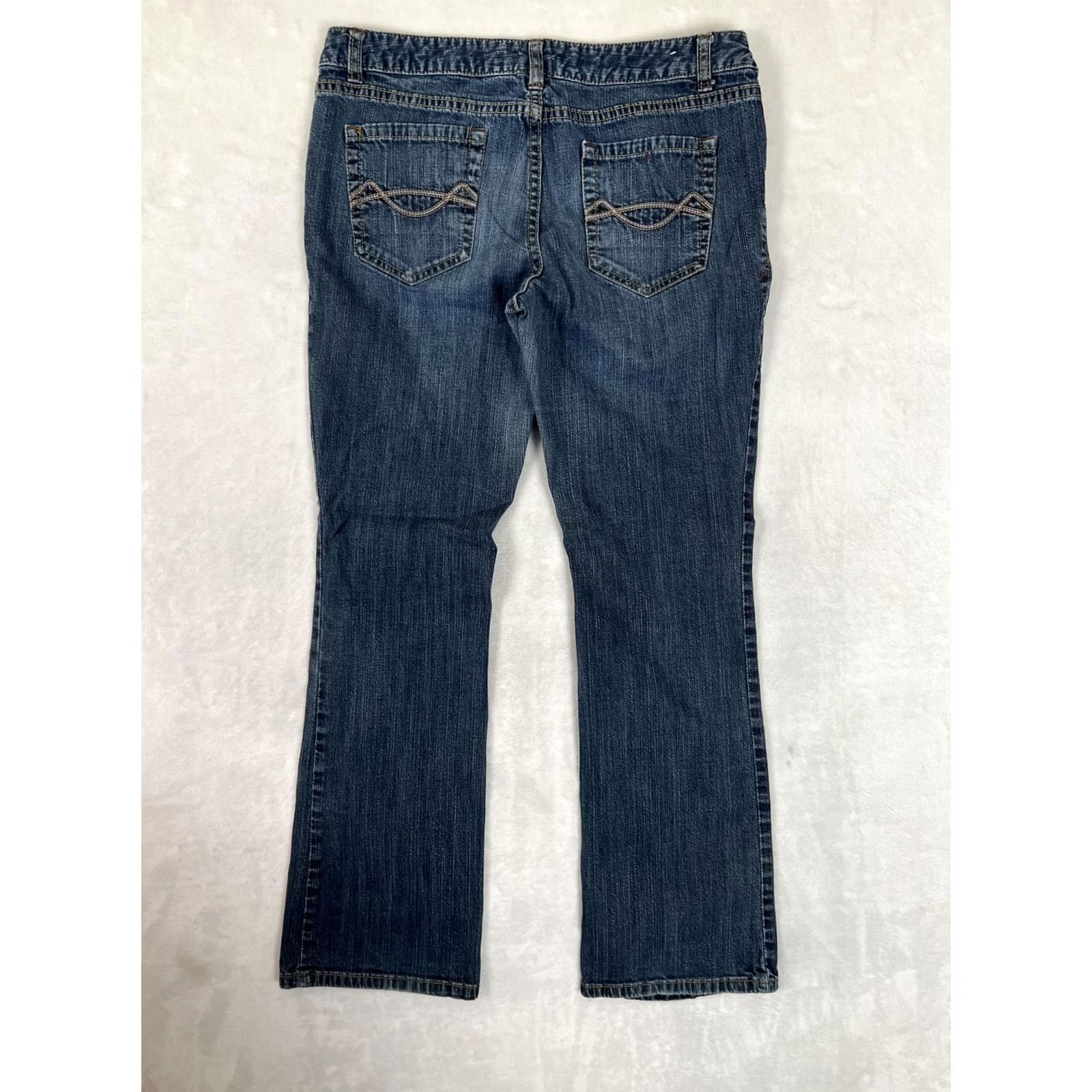 Mossimo Mossimo Supply Co. Jeans Bootcut Women’s 11S Blue Low Rise Stretch Denim Size 32" / US 10 / IT 46 - 7 Thumbnail