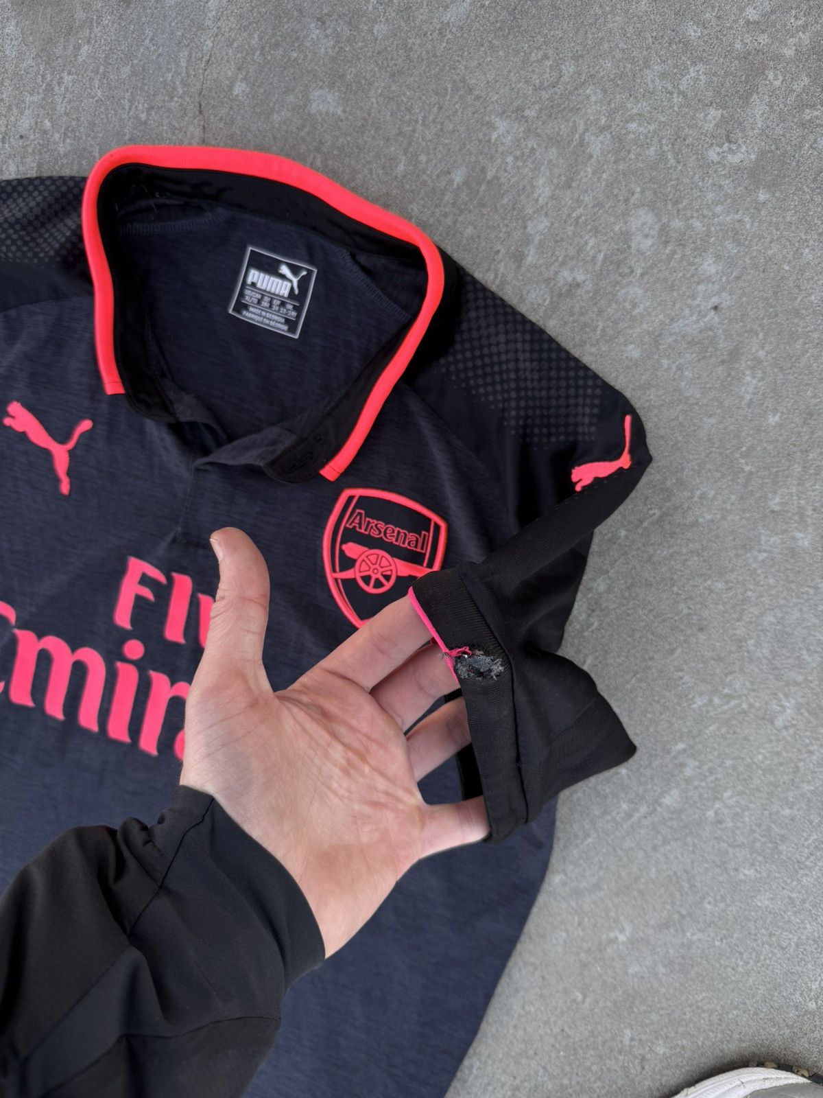 Puma FC Arsenal London 2017 Soccer Y2k Football Jersey Blokecor Size US XS / EU 42 / 0 - 4 Thumbnail
