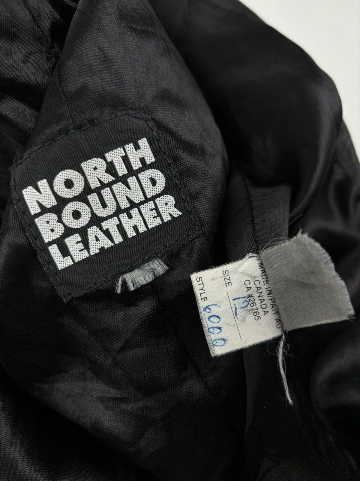 Other VTG NORTHBOUND LEATHER 6000 Contoured Canada BDSM Full-Zip Jacket Bomber 12 Size M / US 6-8 / IT 42-44 - 15 Thumbnail