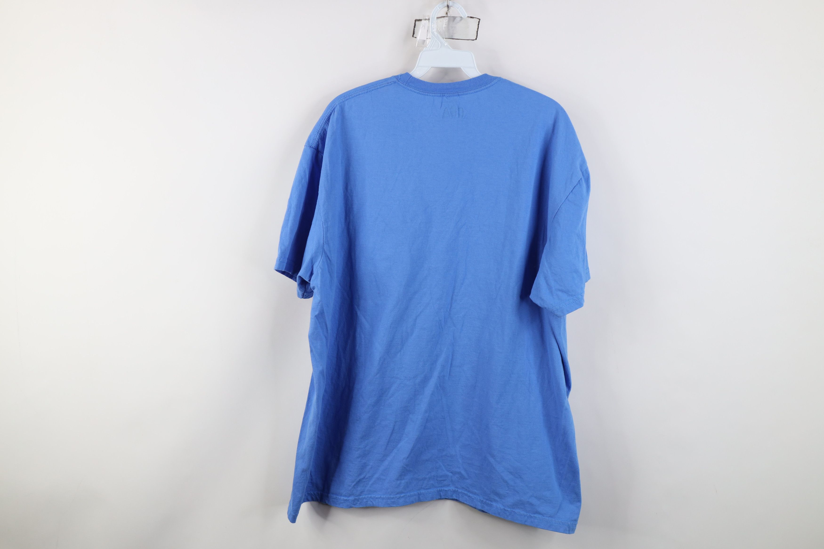 Vintage Vintage Y2K Retro Logo Detroit Lions Football T-Shirt Blue Size US XL / EU 56 / 4 - 9 Thumbnail