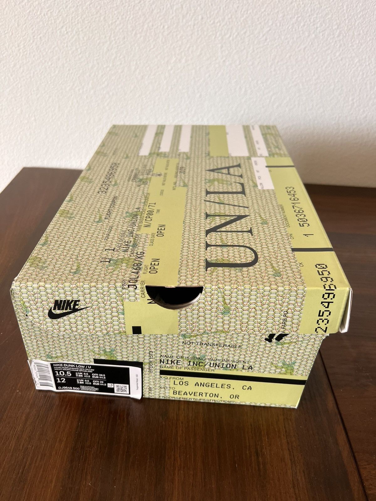 Nike × Union LA Nike Dunk Low / Union Los Angeles Size US 10.5 / EU 43-44 - 3 Thumbnail