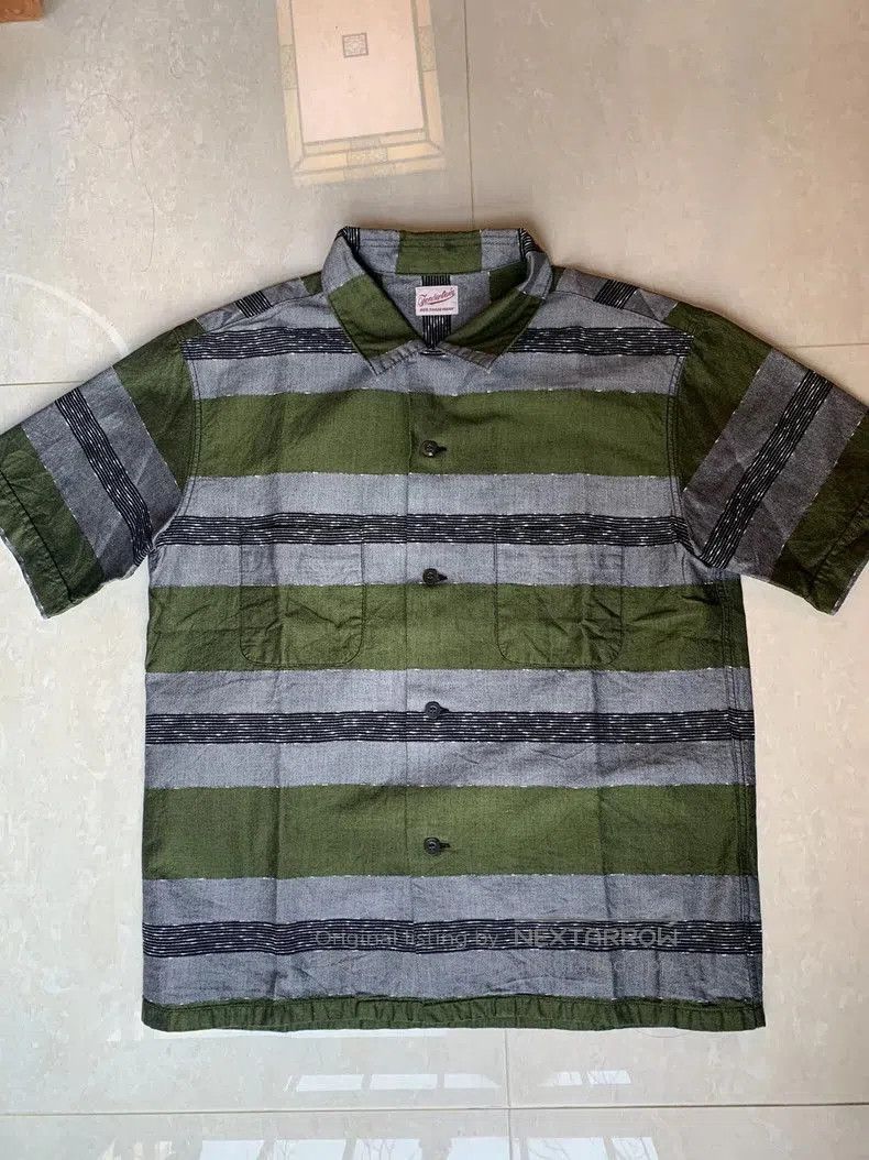 Tenderloin Tenderloin k-7 Striped Silk T-Shirt. Size US XS / EU 42 / 0 - 1 Thumbnail