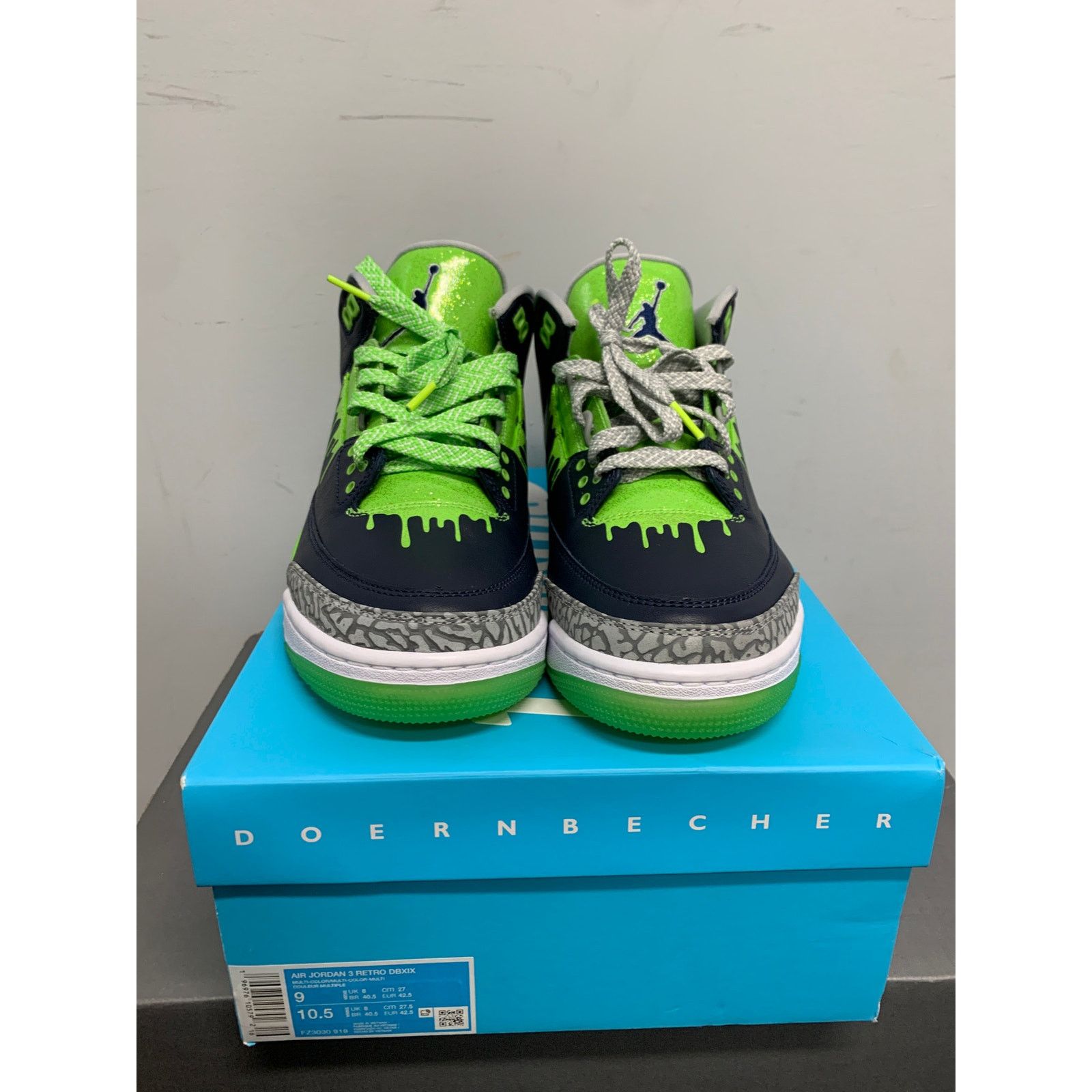 Nike Nike Air Jordan 3 Retro Doernbecher Hugo Size 9 NEW Size US 9 / EU 42 - 2 Thumbnail