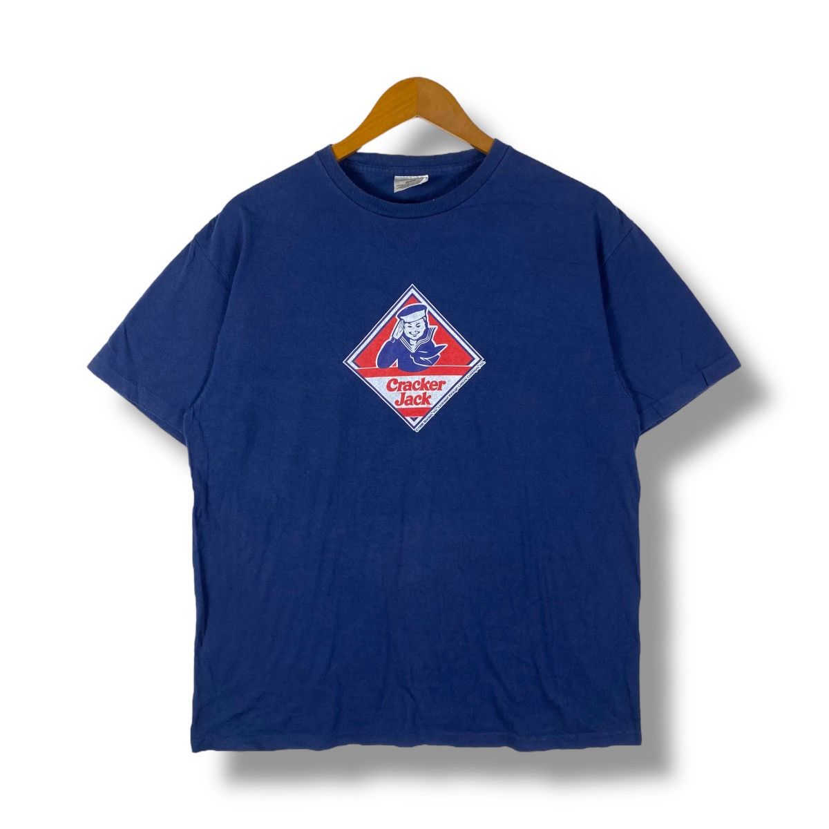 Vintage Vintage 90's CRACKER JACK Brand Snack Food Graphic Tee Shirt Size US L / EU 52-54 / 3 - 1 Thumbnail