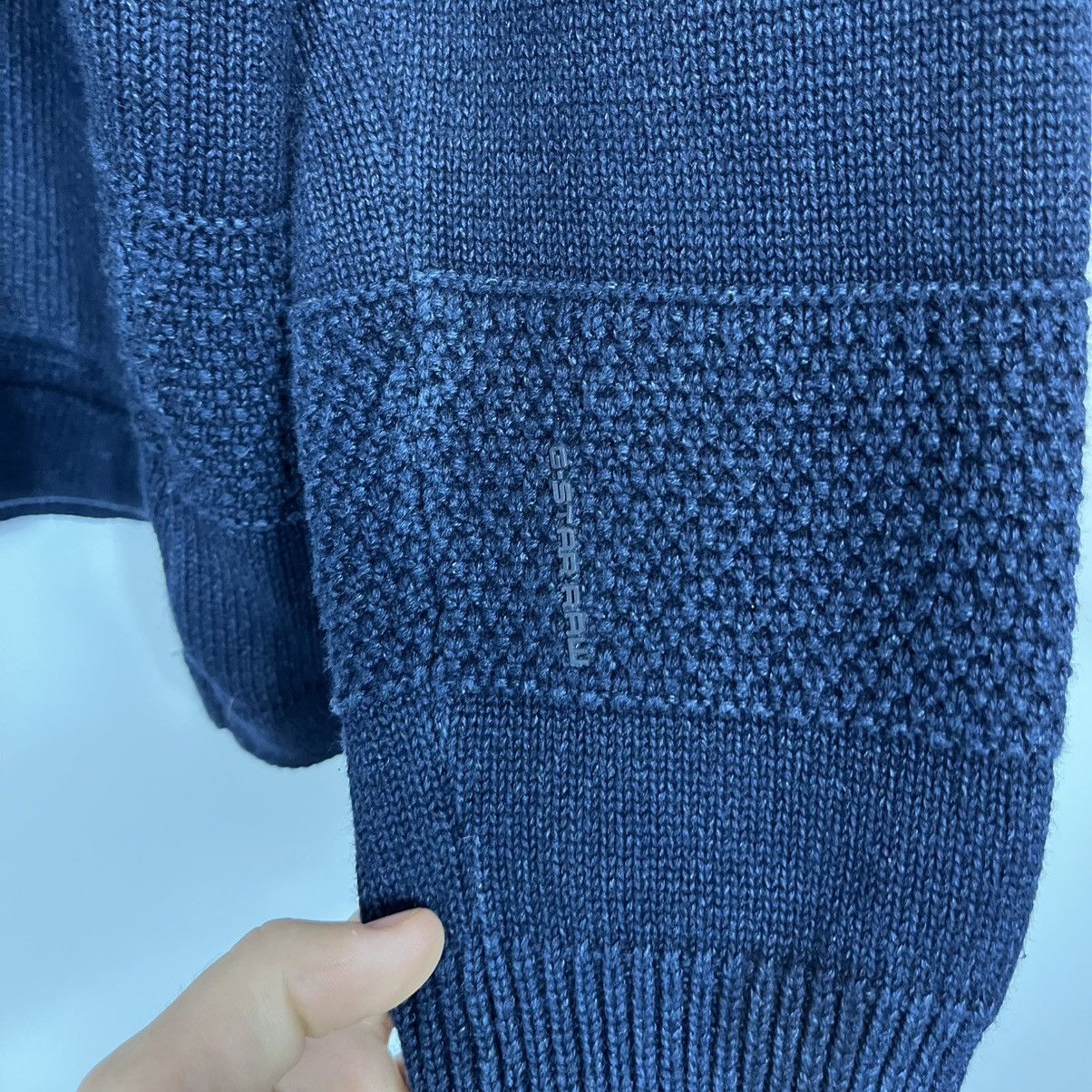 G-Star G-Star Raw Blue Renej Shawl Knitted Cardigan Sweater Y2K Size US XXL / EU 58 / 5 - 4 Thumbnail