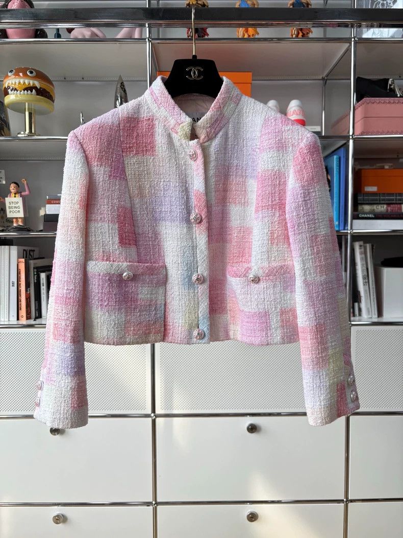 Chanel Chanel 23 Spring and Summer gouache mosaic short coat Size S / US 4 / IT 40 - 1 Thumbnail